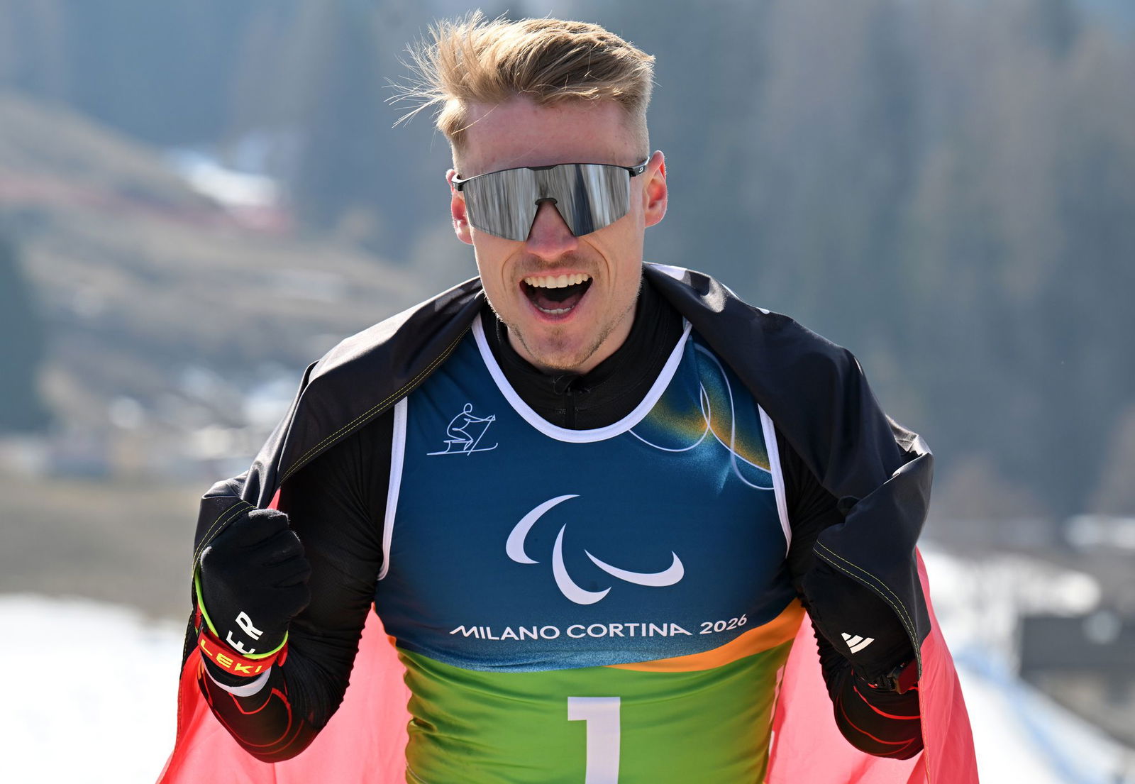 Sebastian Marburger jubelt über Silber. 