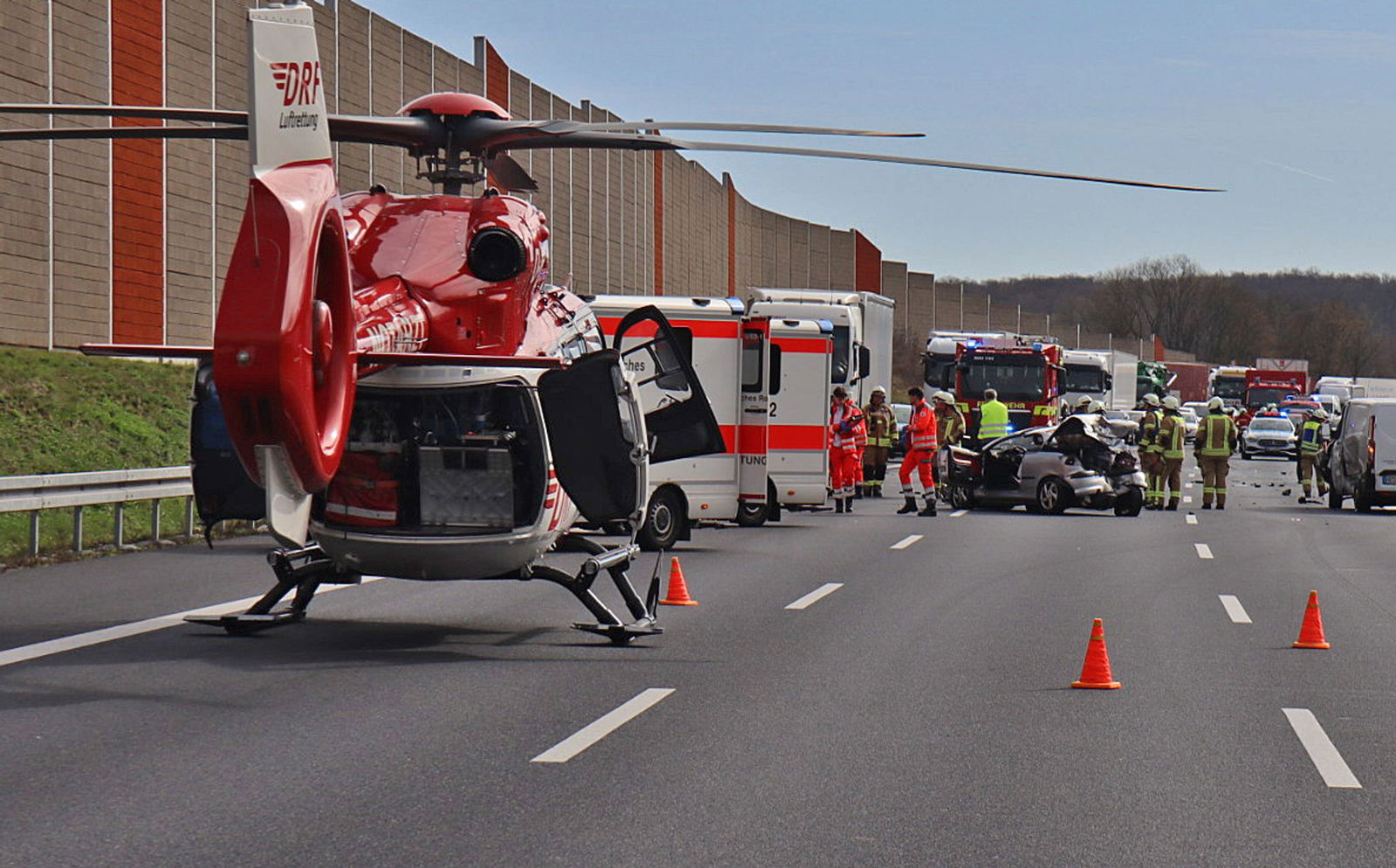 Auf der Autobahn 6 ist es zu einem Unfall gekommen.