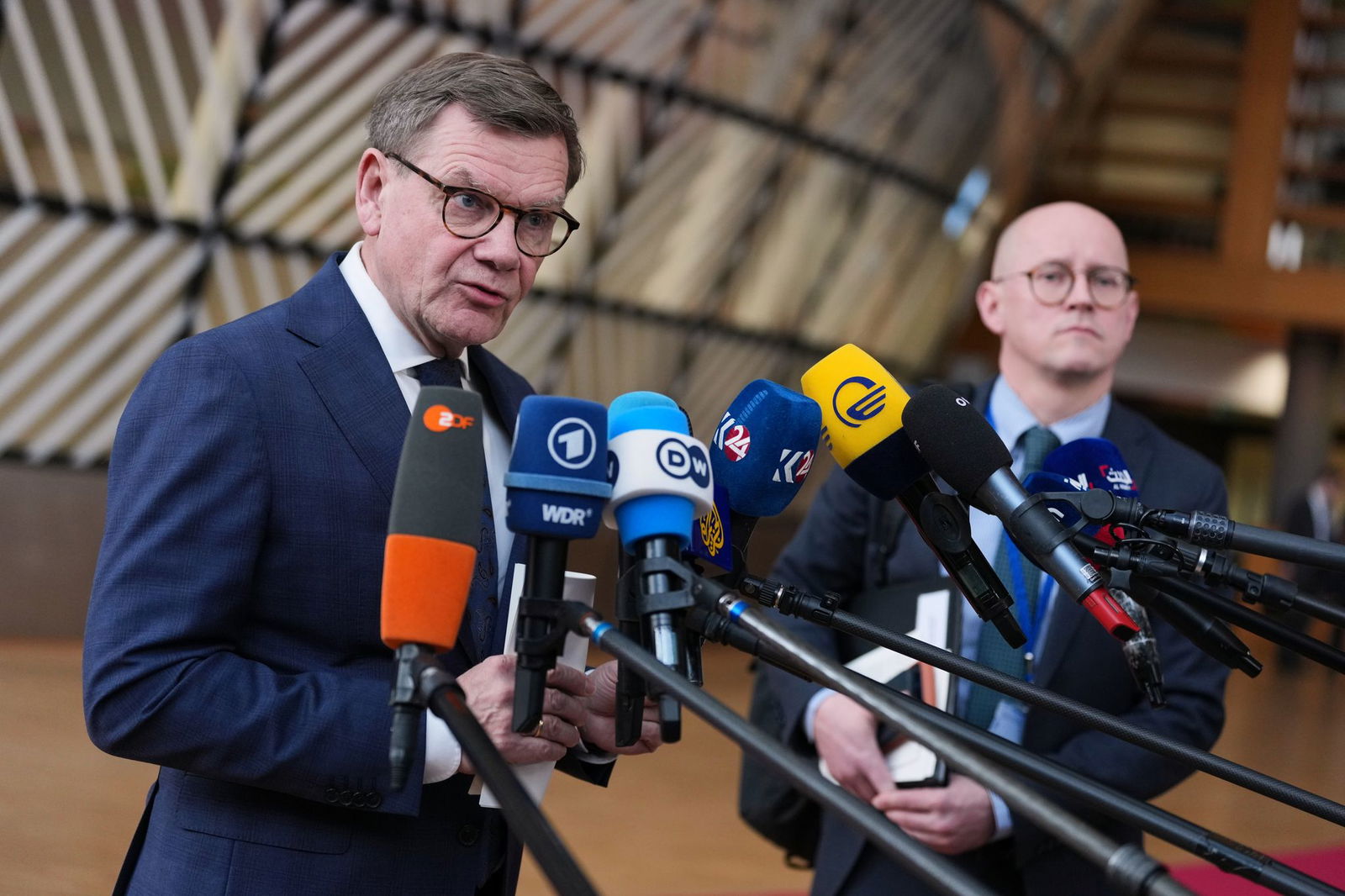 Sieht keinen Nato-Einsatz in der Straße von Hormus: Der deutsche Außenminister Johann Wadephul.