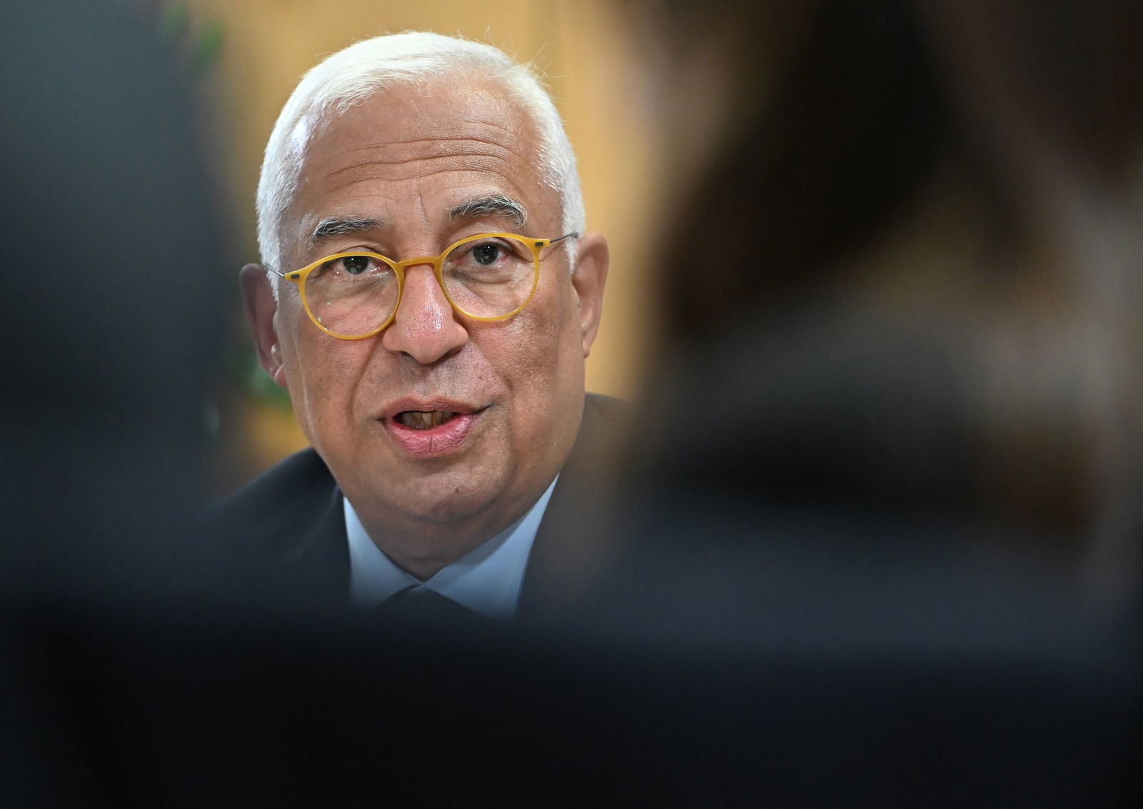 António Costa, Präsident des Europäischen Rates, spricht sich für die weitere Unterstützung der Ukraine aus.