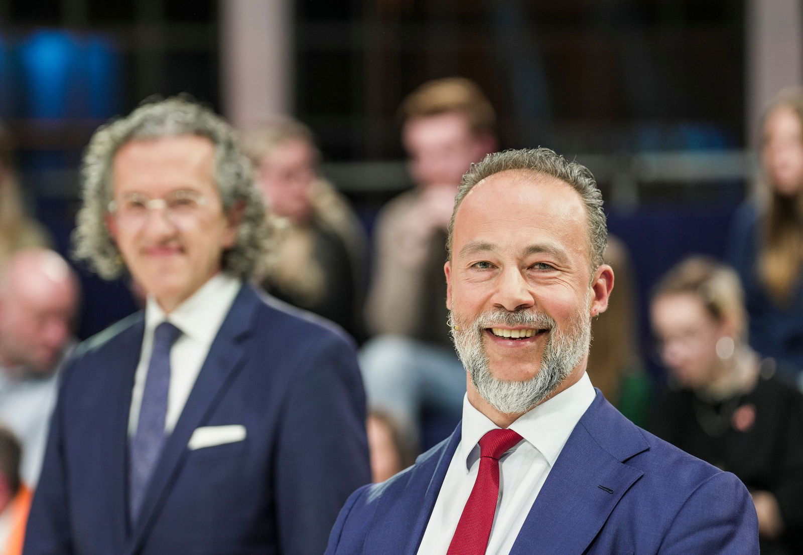 Joachim Streit (l) von den Freien Wählern will zum zweiten Mal in den Landtag einziehen. Jan Bollinger von der AfD hofft auf 20 Prozent X.