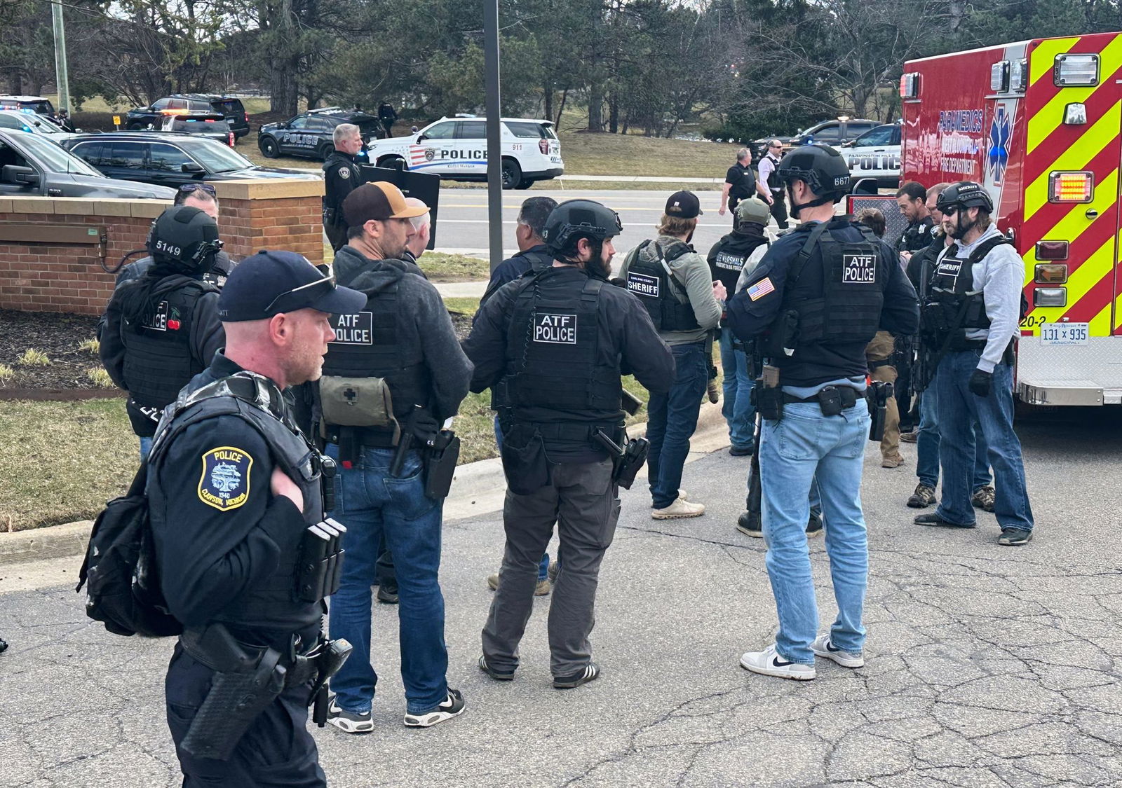 Goßeinsatz bei einer Synagoge in Michigan.