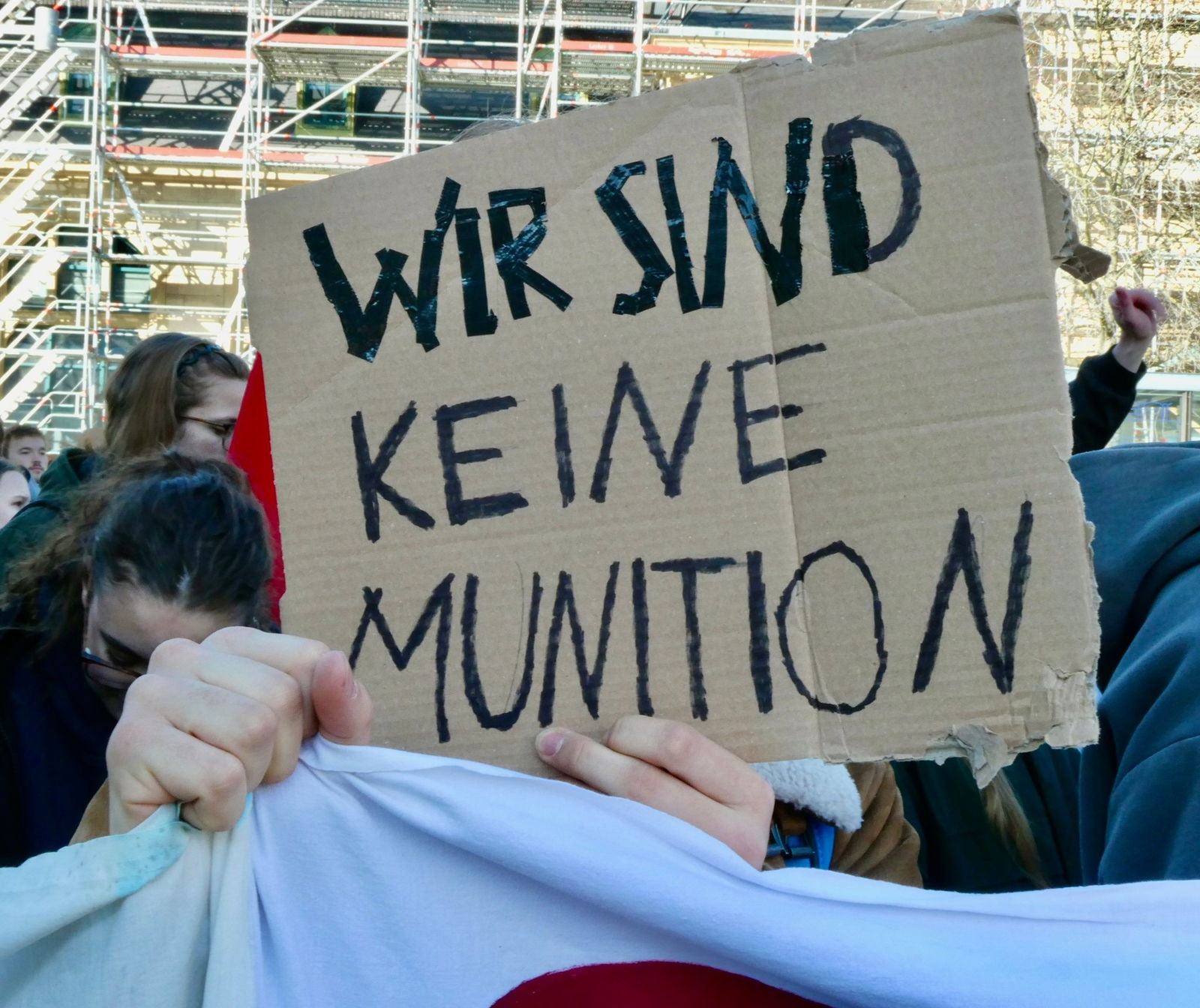 In Koblenz haben sich rund 150 junge Menschen dem bundesweiten Schulstreik angeschlossen. 