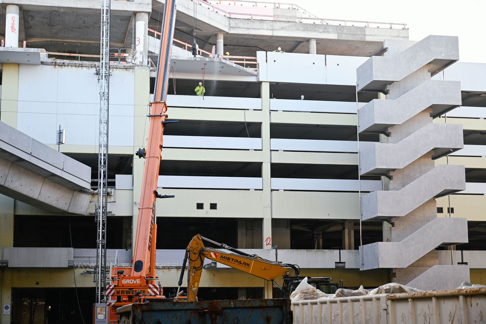 Das ehemalige Rathaus-Center wird voraussichtlich im Juli vollständig abgerissen sein. (Archivbild)