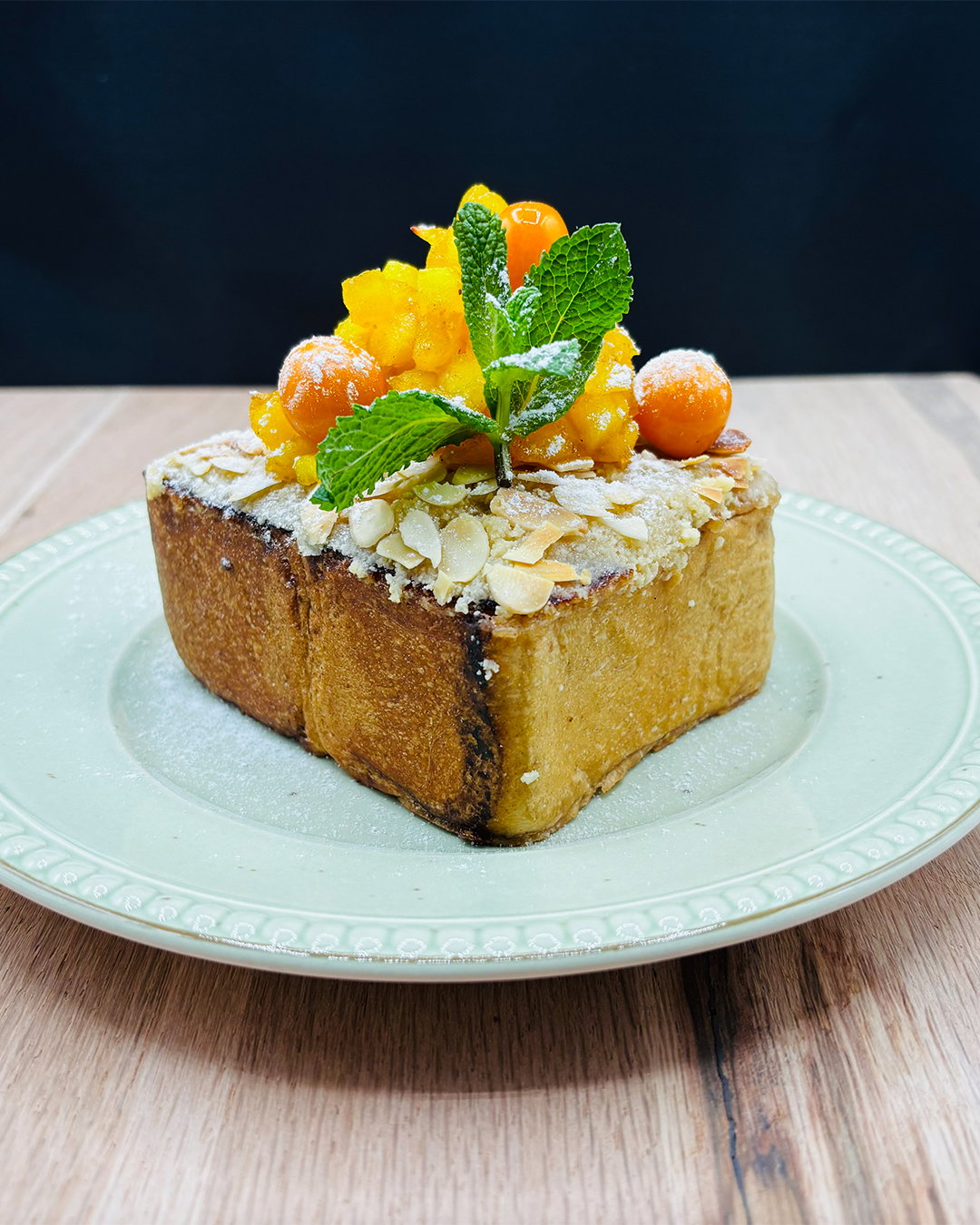 French Toast mit Mandel Creme (Bostock Pastry)  