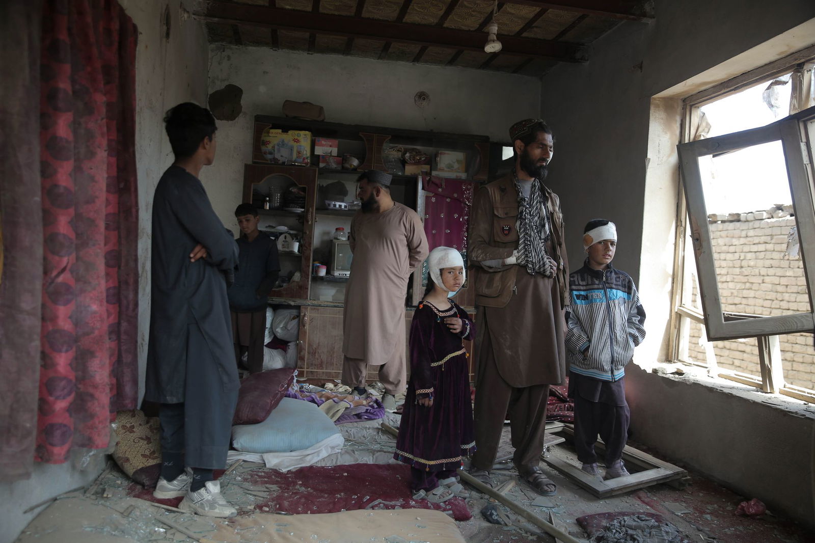 Schon in den letzten Tagen wurden Häuser in Kabul bei pakistanischen Luftangriffen beschädigt. (Archivbild) 
