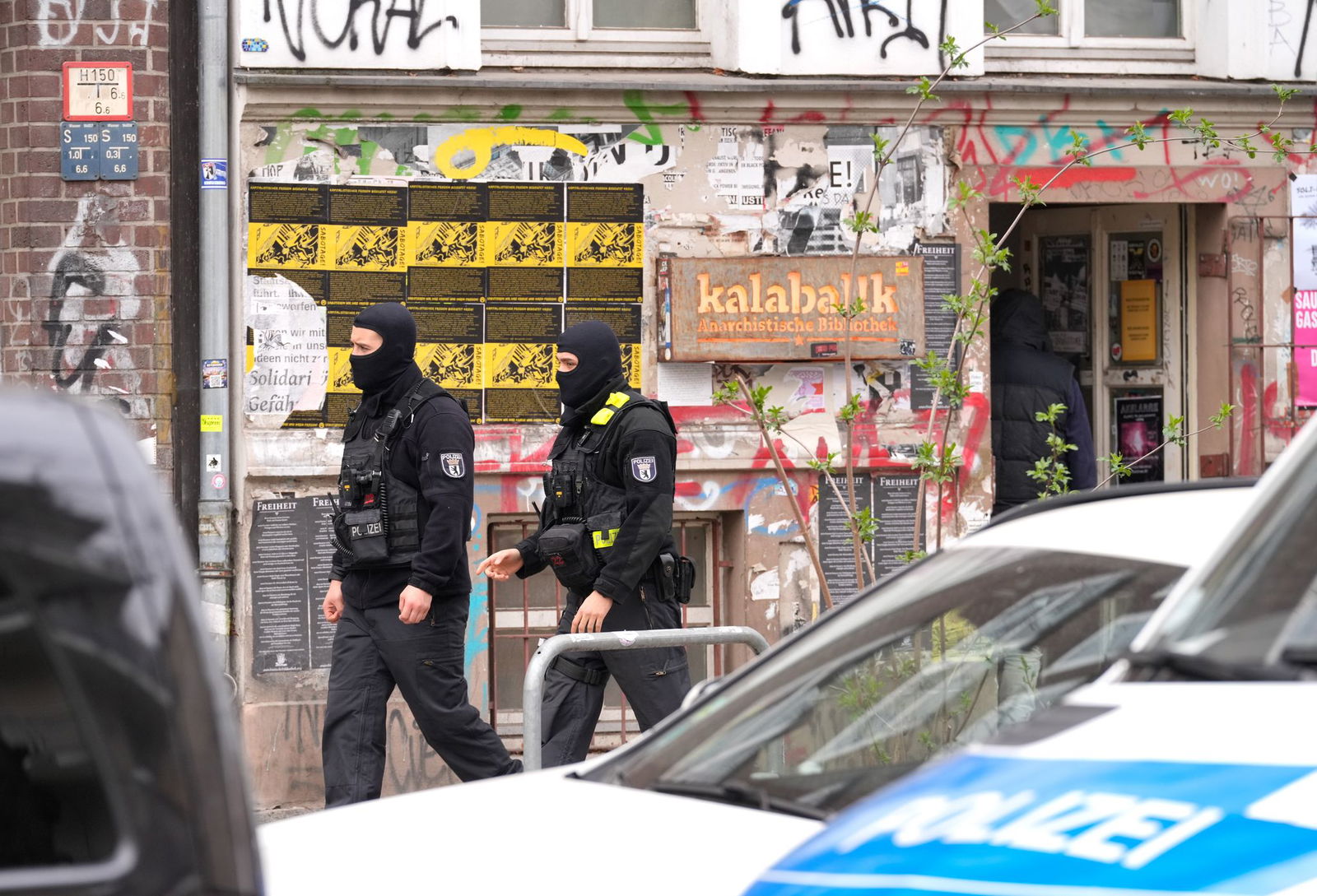 In mehreren Städten war die Polizei im Einsatz. 