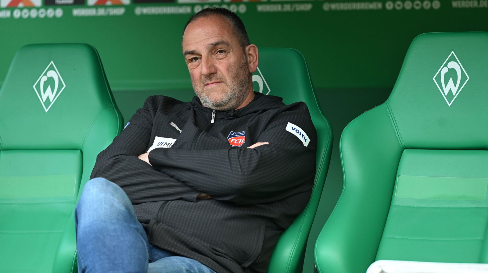 War nach dem Bremen-Spiel bedient: Heidenheims Trainer Schmidt.