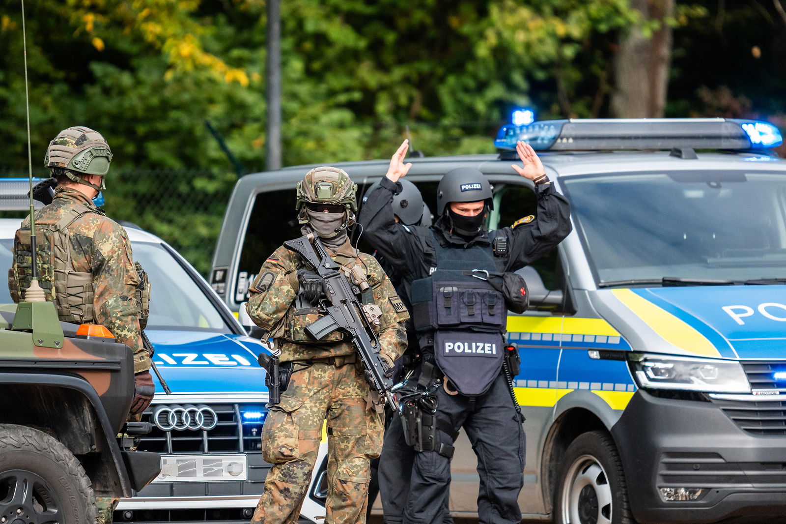 Anti-Terror-Übung von Bundeswehr und Polizei