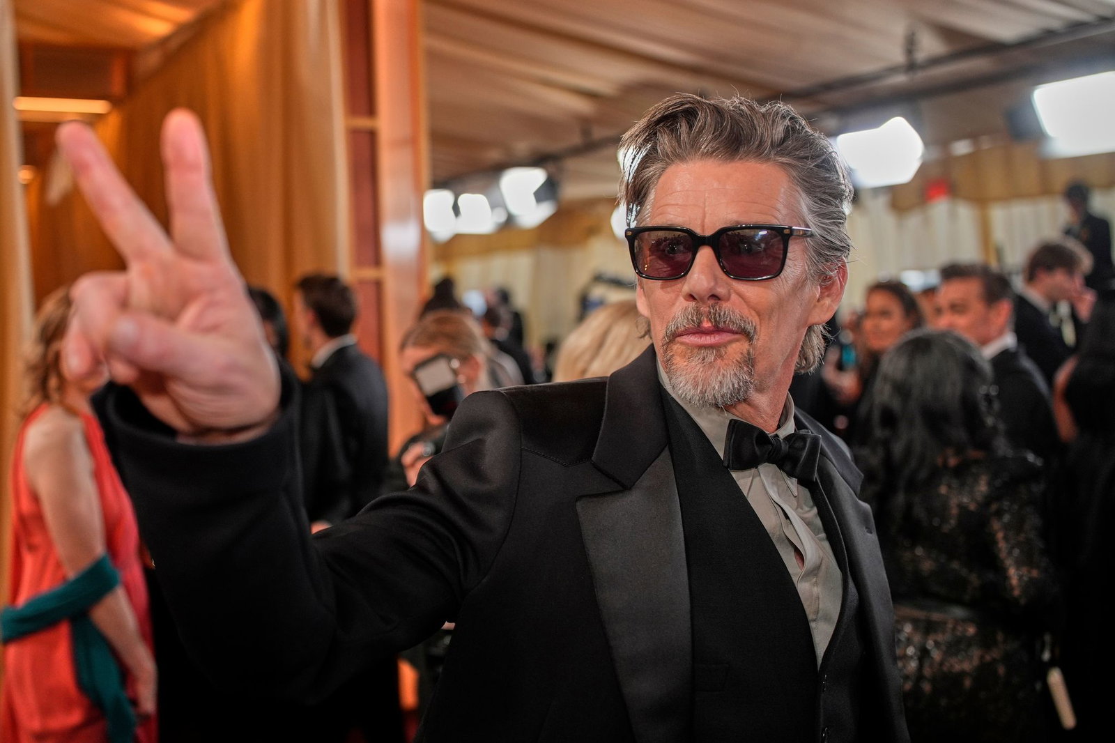 Ethan Hawke kommt zur Oscar-Verleihung im Dolby Theatre in Los Angeles. (Archivbild)