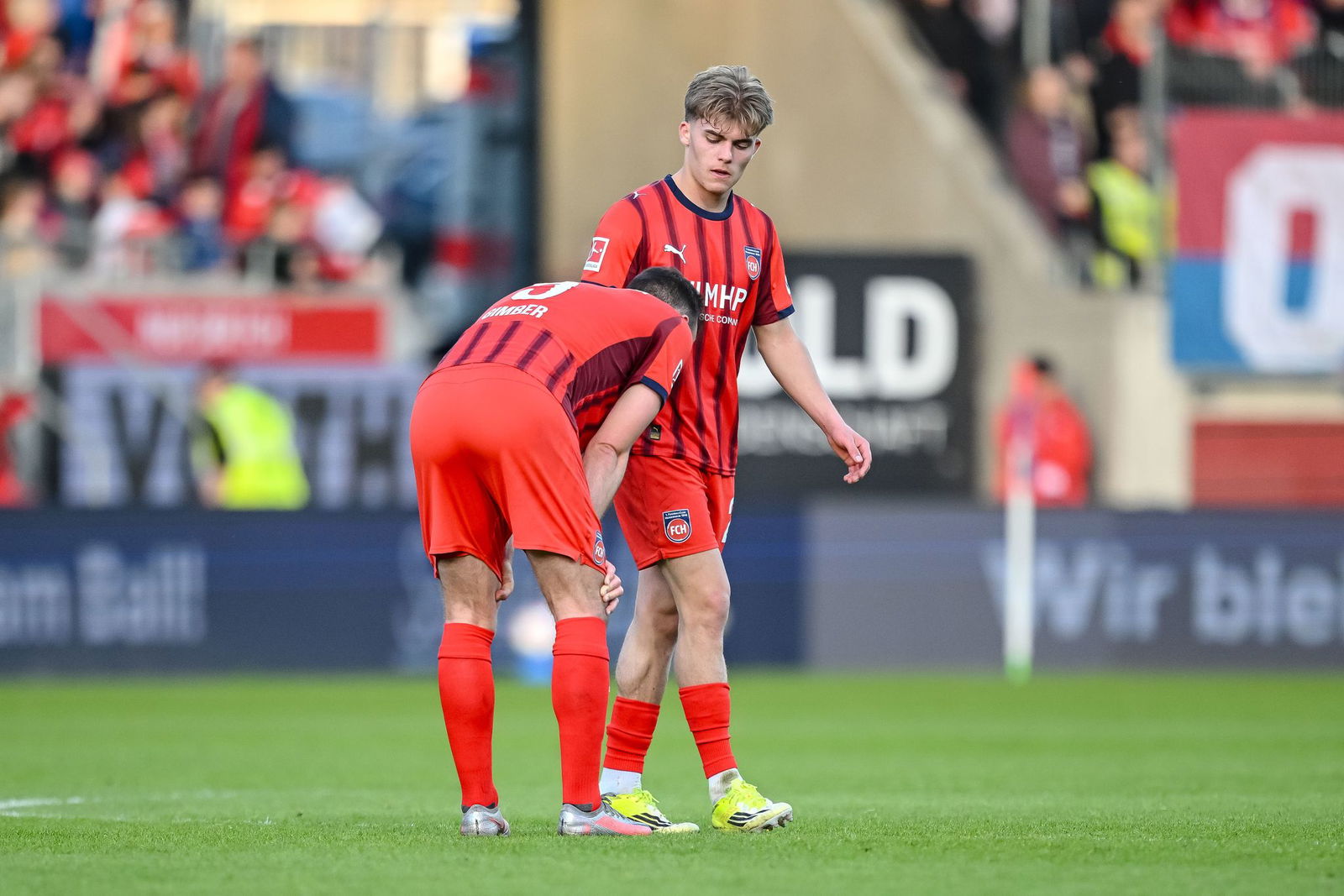 Einmal mehr Frust über eine Niederlage bei den Heidenheimern.