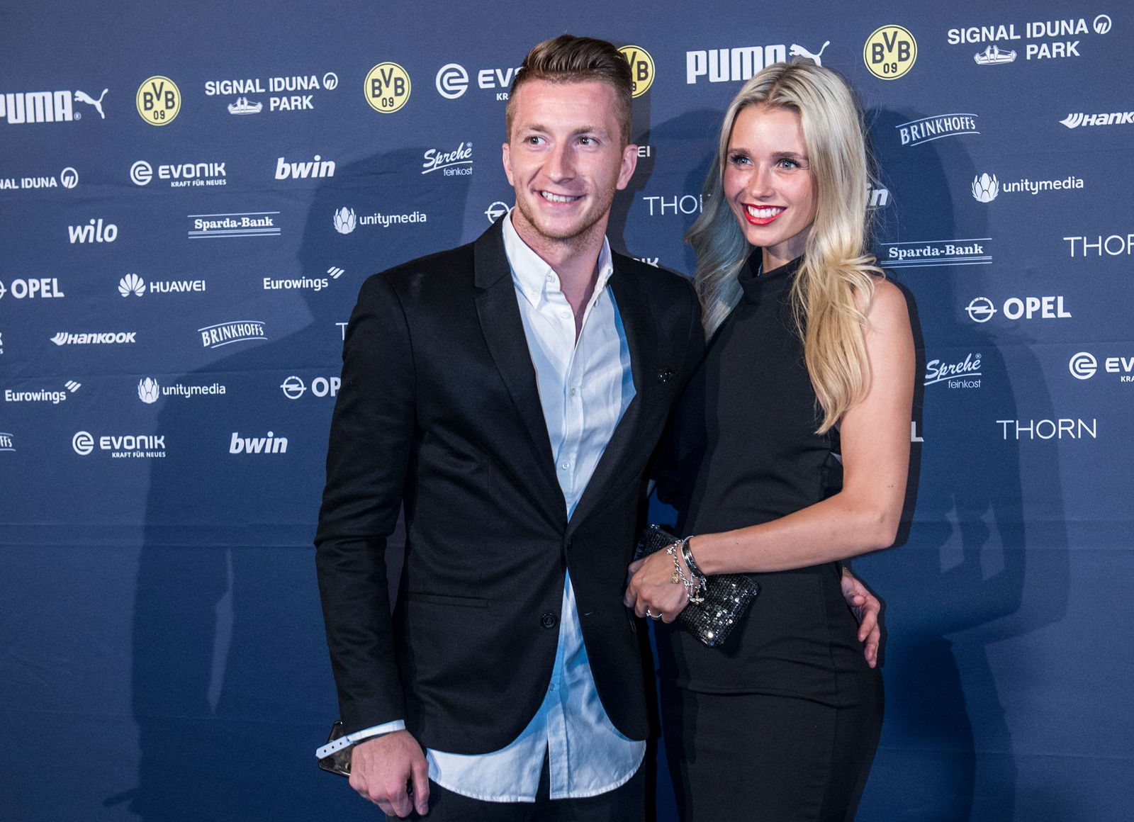 Ex-Nationalspieler Marco Reus mit Ehefrau Scarlett Gartmann. (Archivfoto) 
