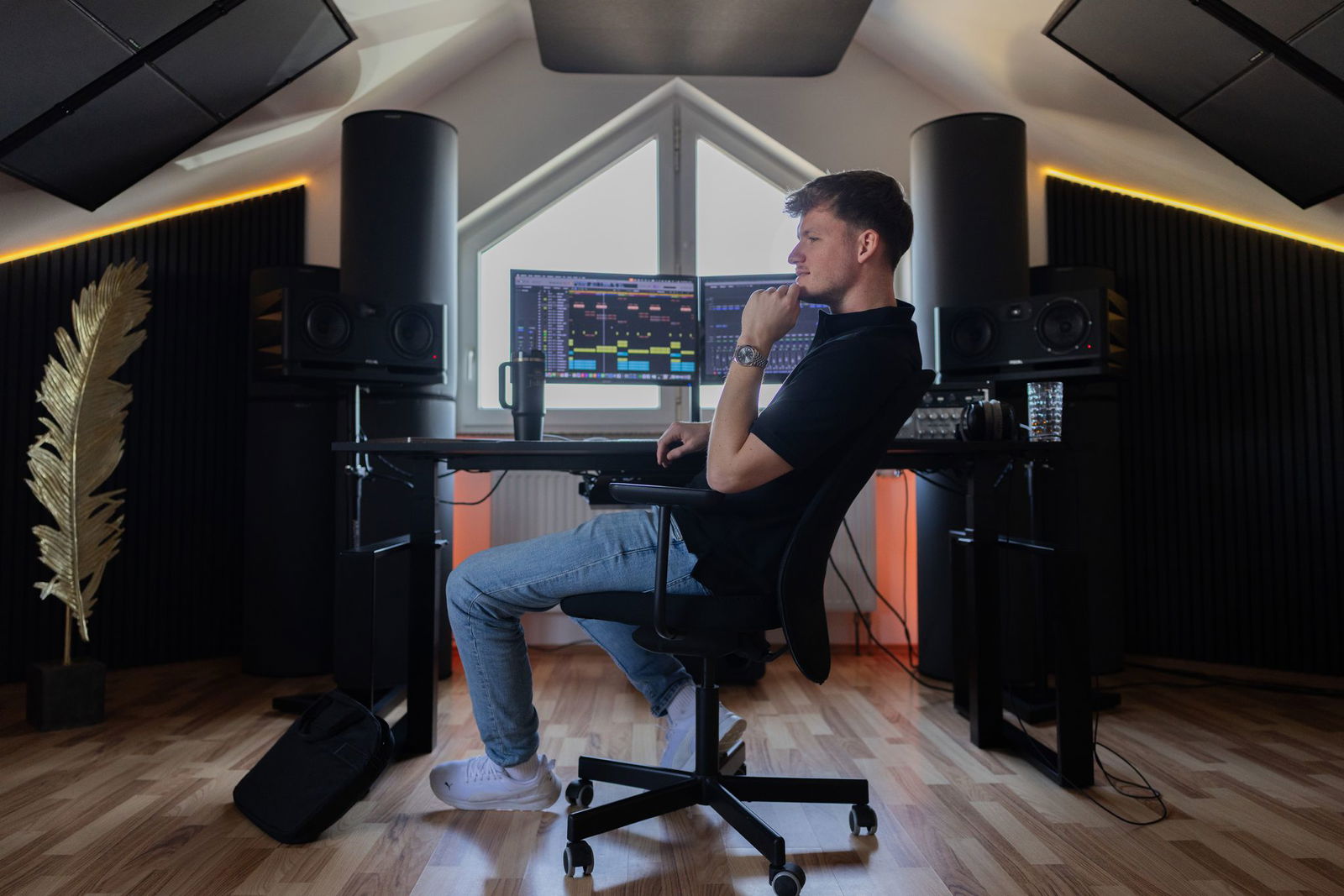 Julian Sommer genießt die Stille der Vulkaneifel.