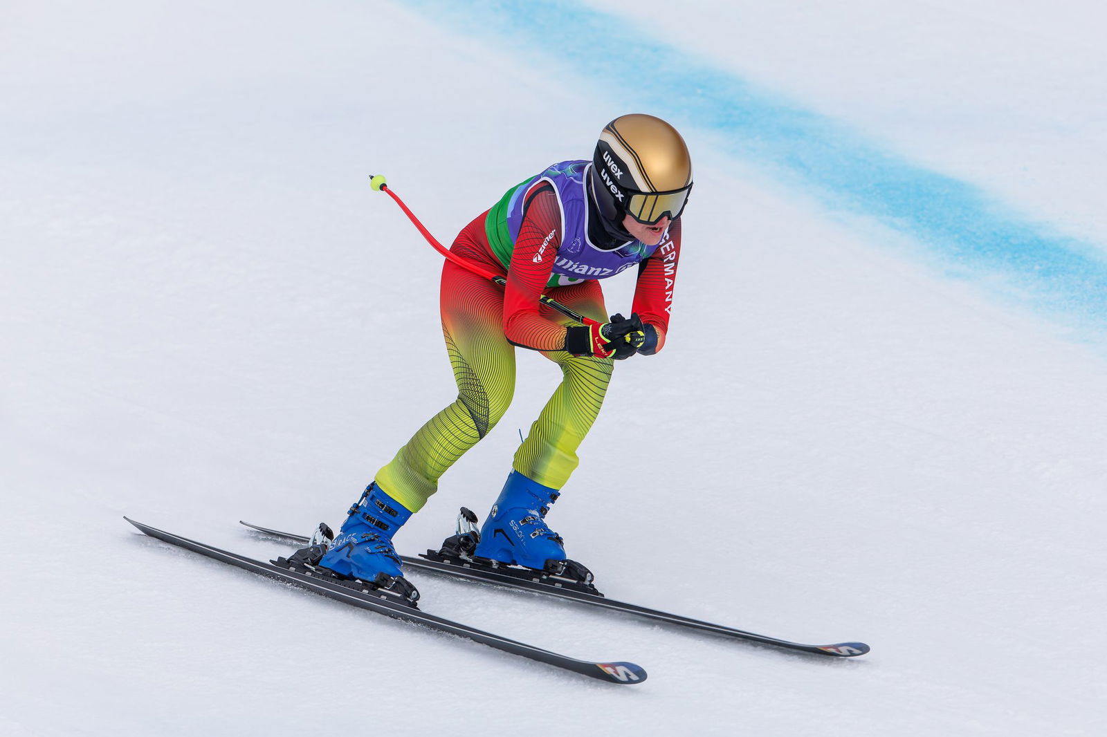 In rasender Fahrt: Andrea Rothfuss.