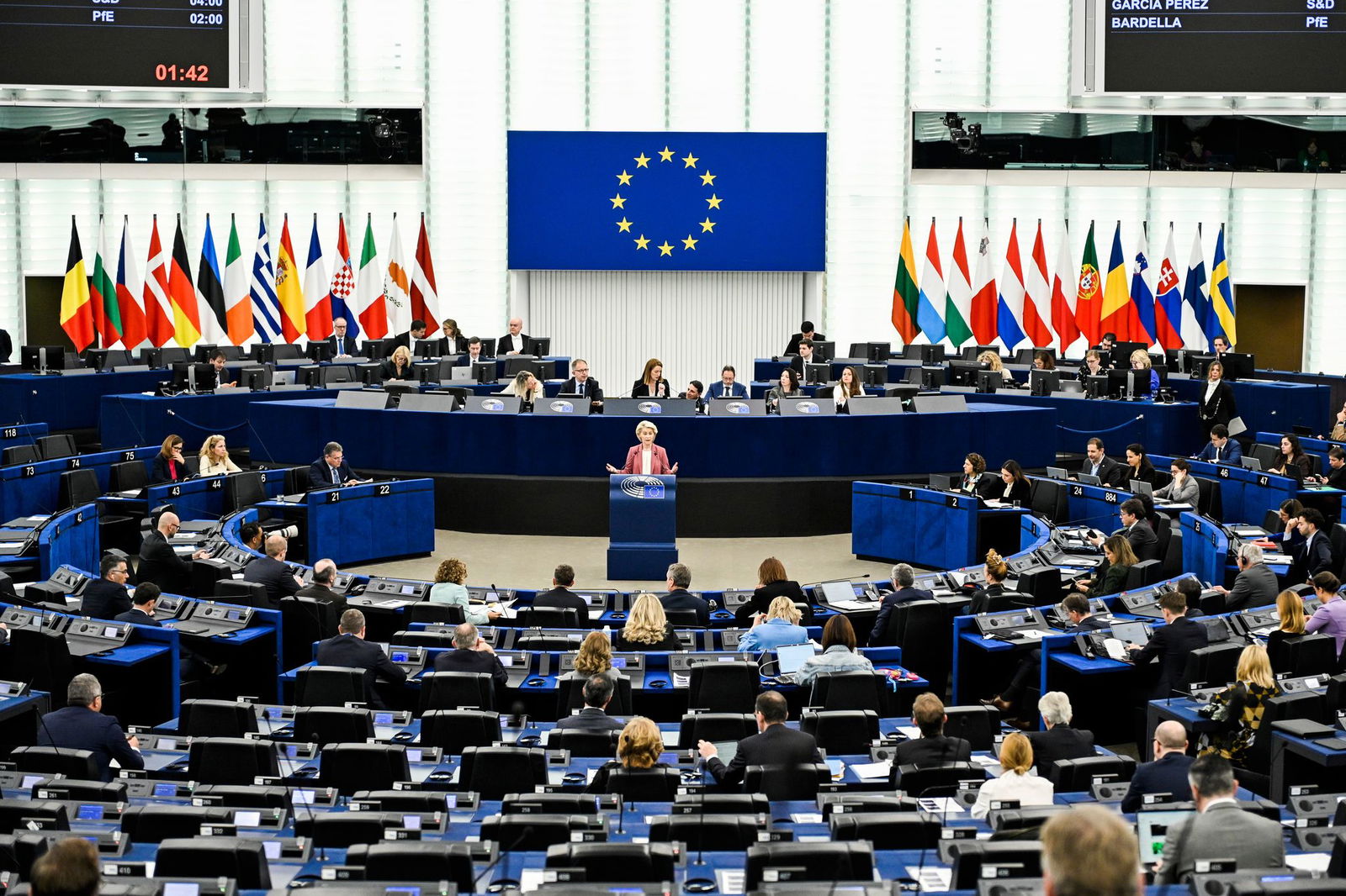 Die EVP ist im Europäischen Parlament die mit Abstand größte Fraktion - bei Abstimmungen braucht sich aber dennoch Partner. (Archivbild) 