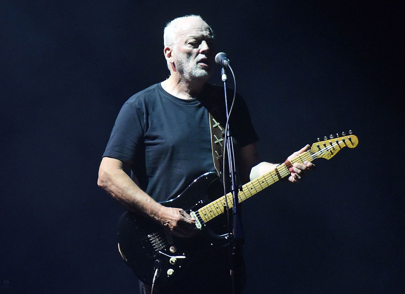 David Gilmour verzückt Fans auf der ganzen Welt mit seinem Gitarrenspiel.