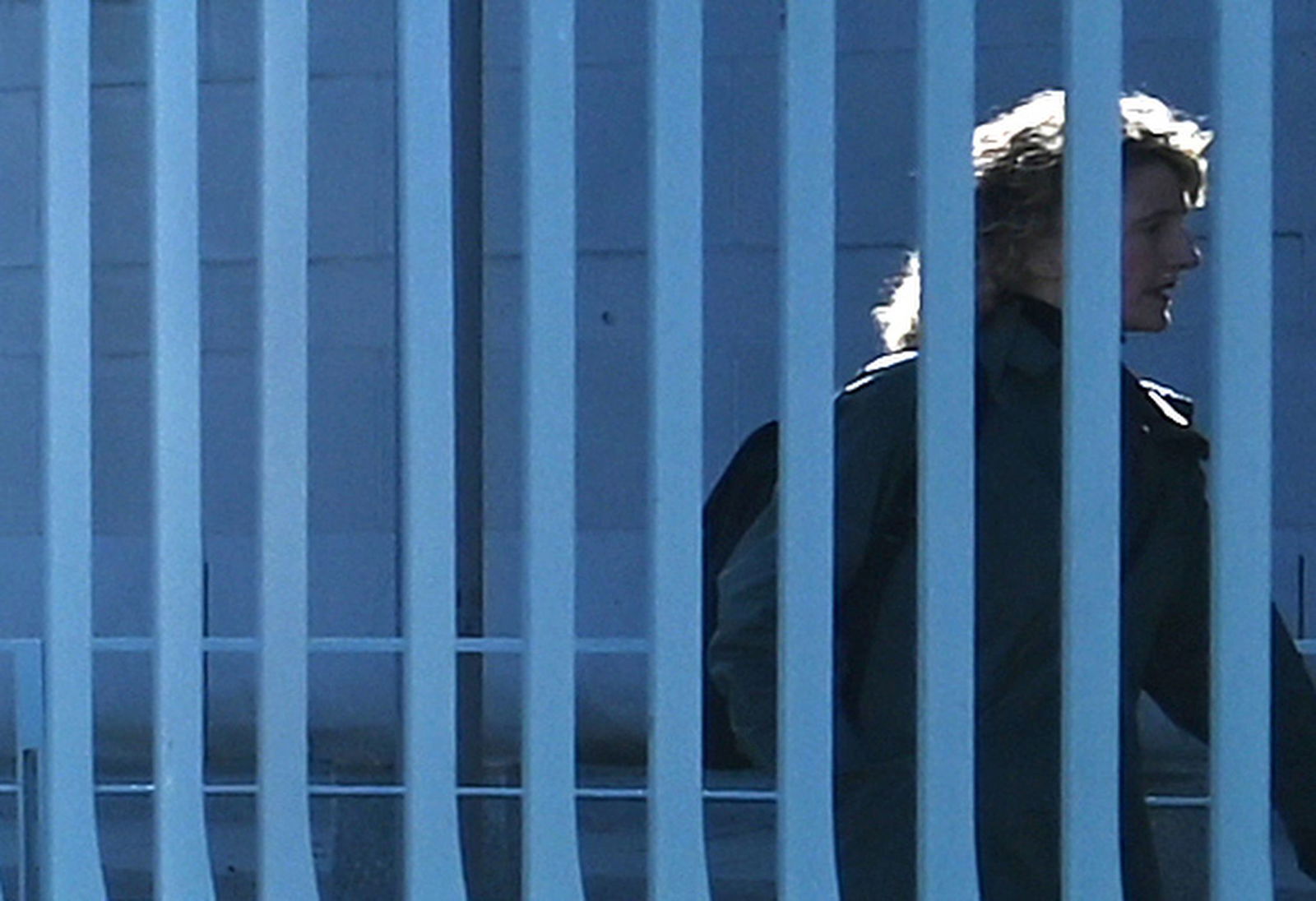 Tricia Tuttle bei ihrer Ankunft im Kanzleramt.