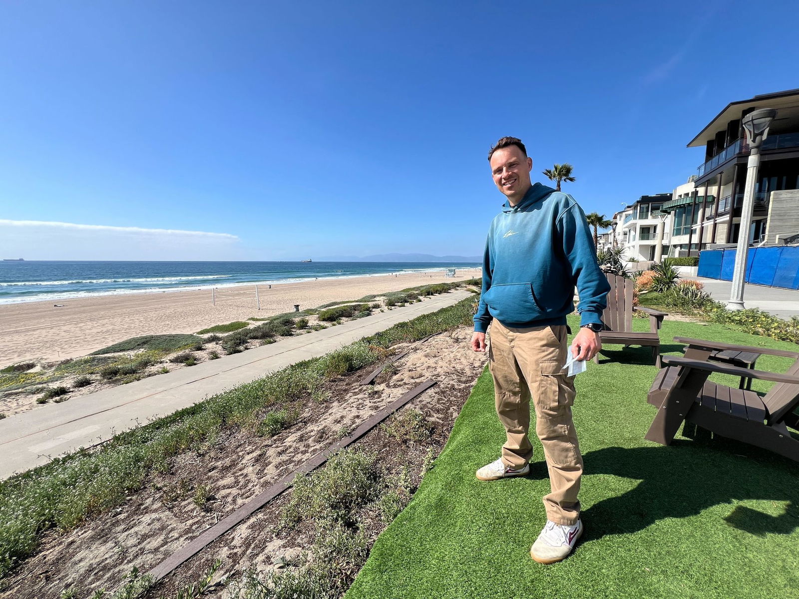 Michael Ralla ist ein begeisterter Surfer. 