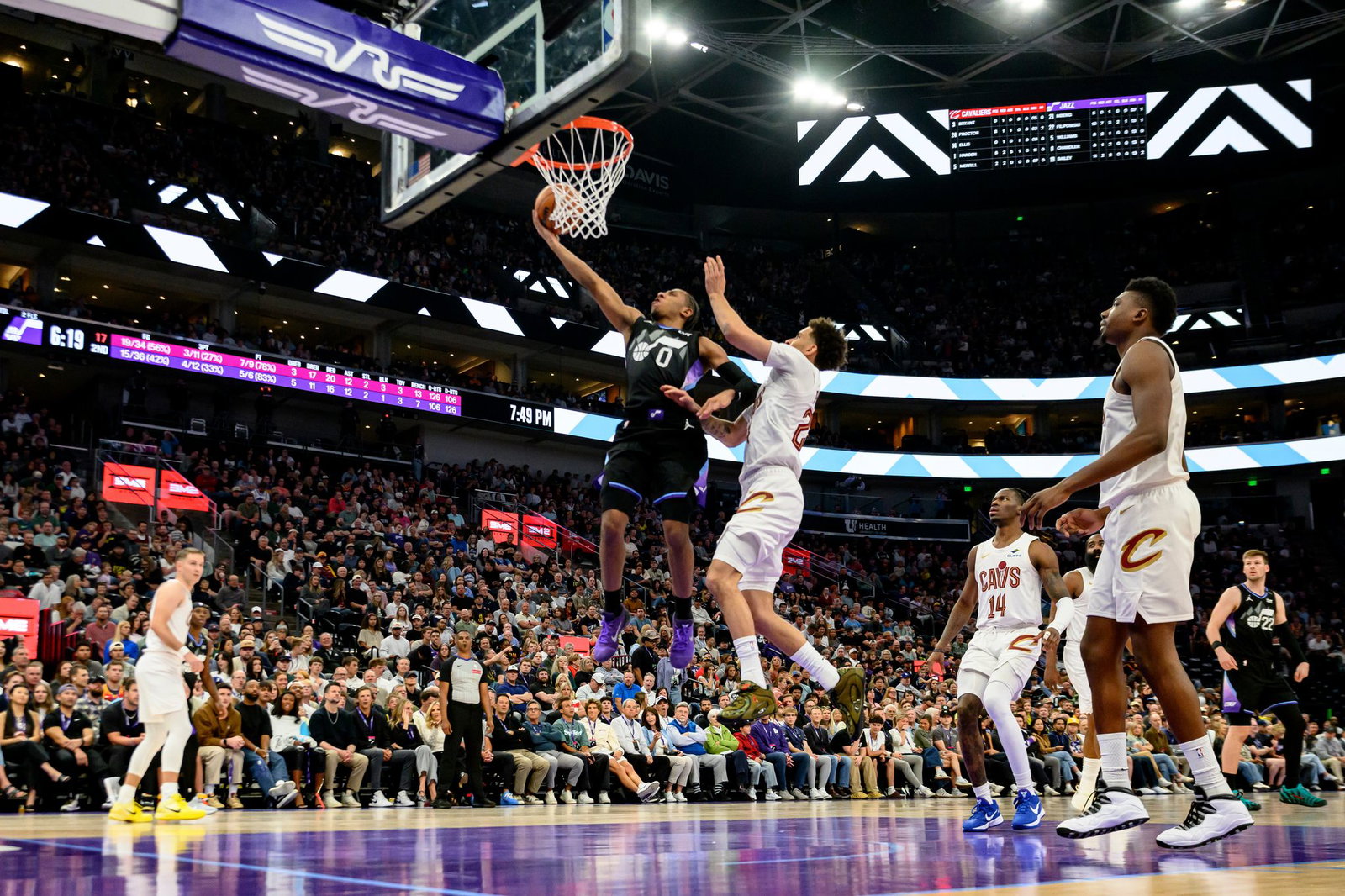 Die Cavaliers holten sich den Sieg in Salt Lake City.