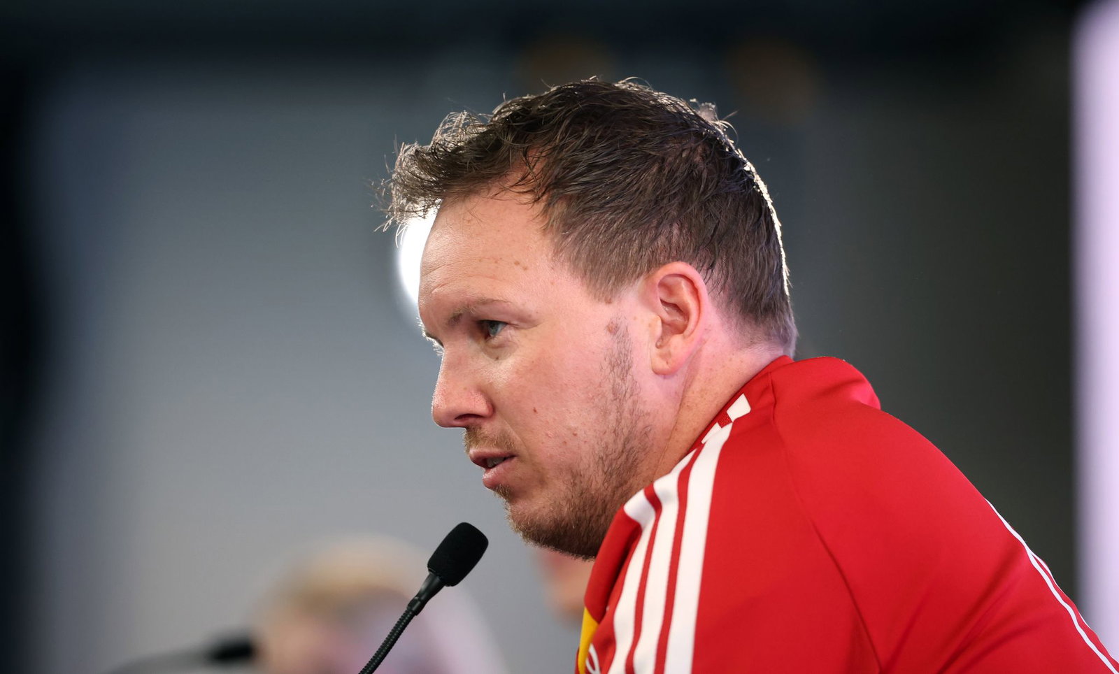 Bundestrainer Nagelsmann spricht vor dem Testspiel gegen Ghana. 