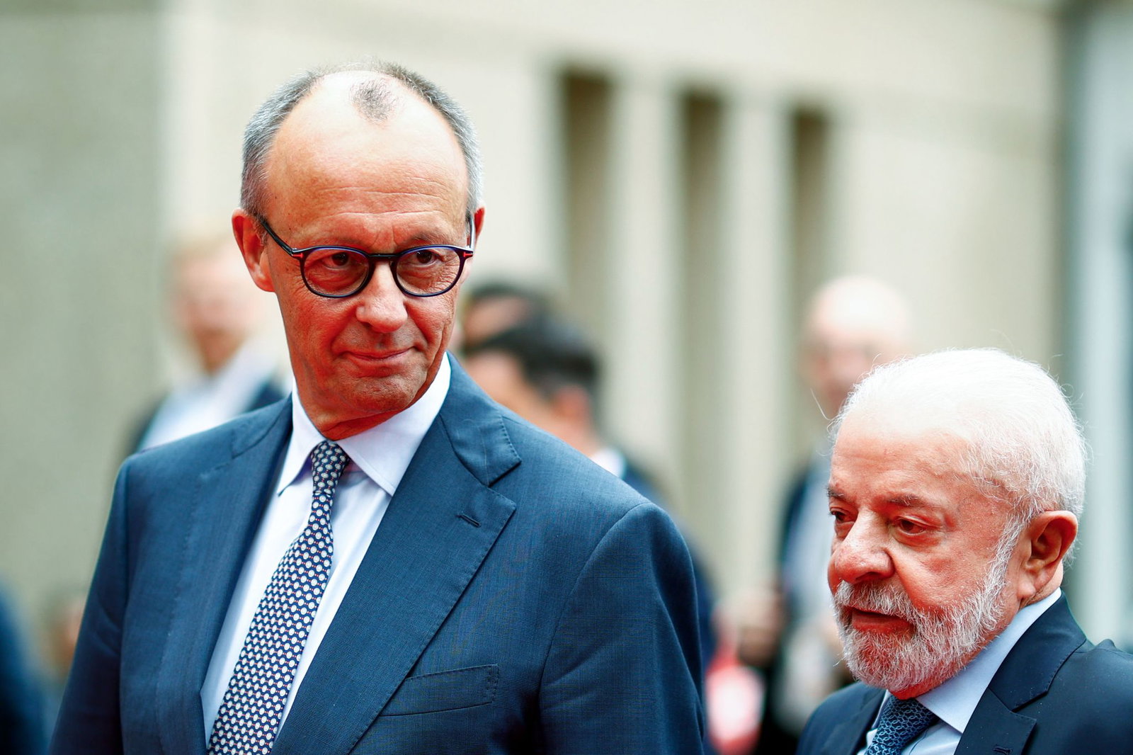 Merz und Lula trafen sich bereits Sonntagabend zu einem Gespräch unter vier Augen.