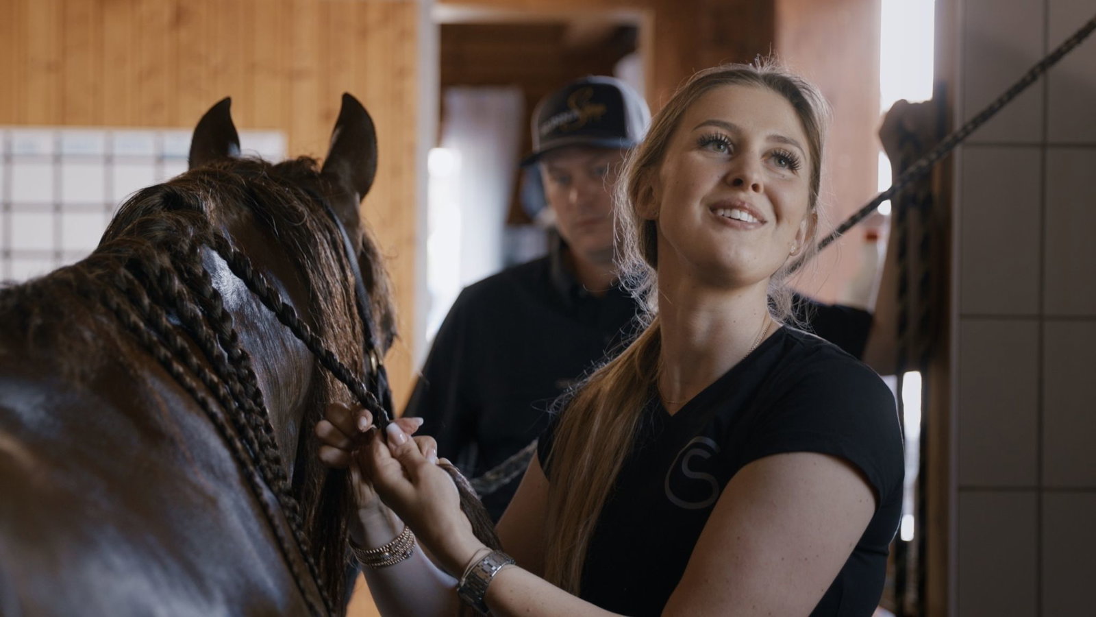Pferde haben Gina Schumacher nach dem Unfall ihres Vaters geholfen.