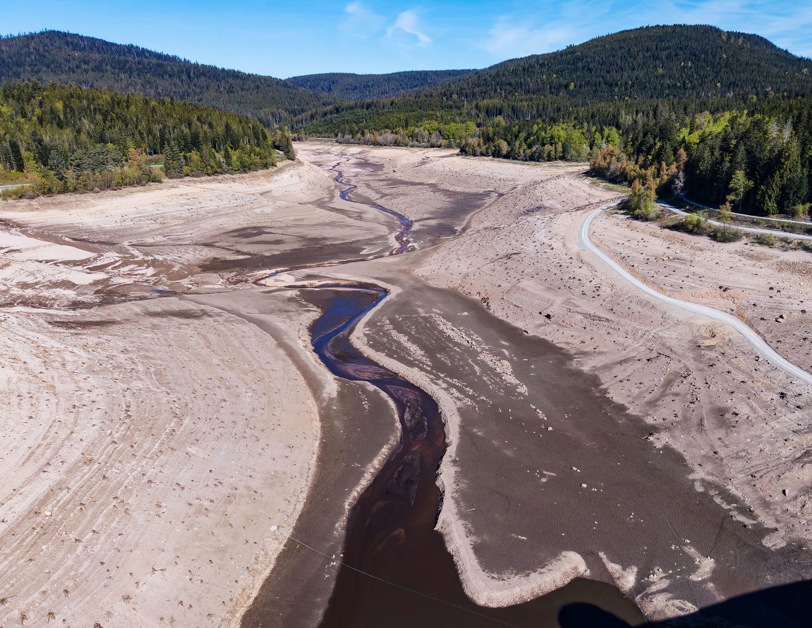 Im tiefsten Teil des Sees ist es sehr sumpfig und laut Feuerwehr sehr gefährlich - wer stecken bleibt, kommt nicht mehr selbstständig heraus. (Archivbild)