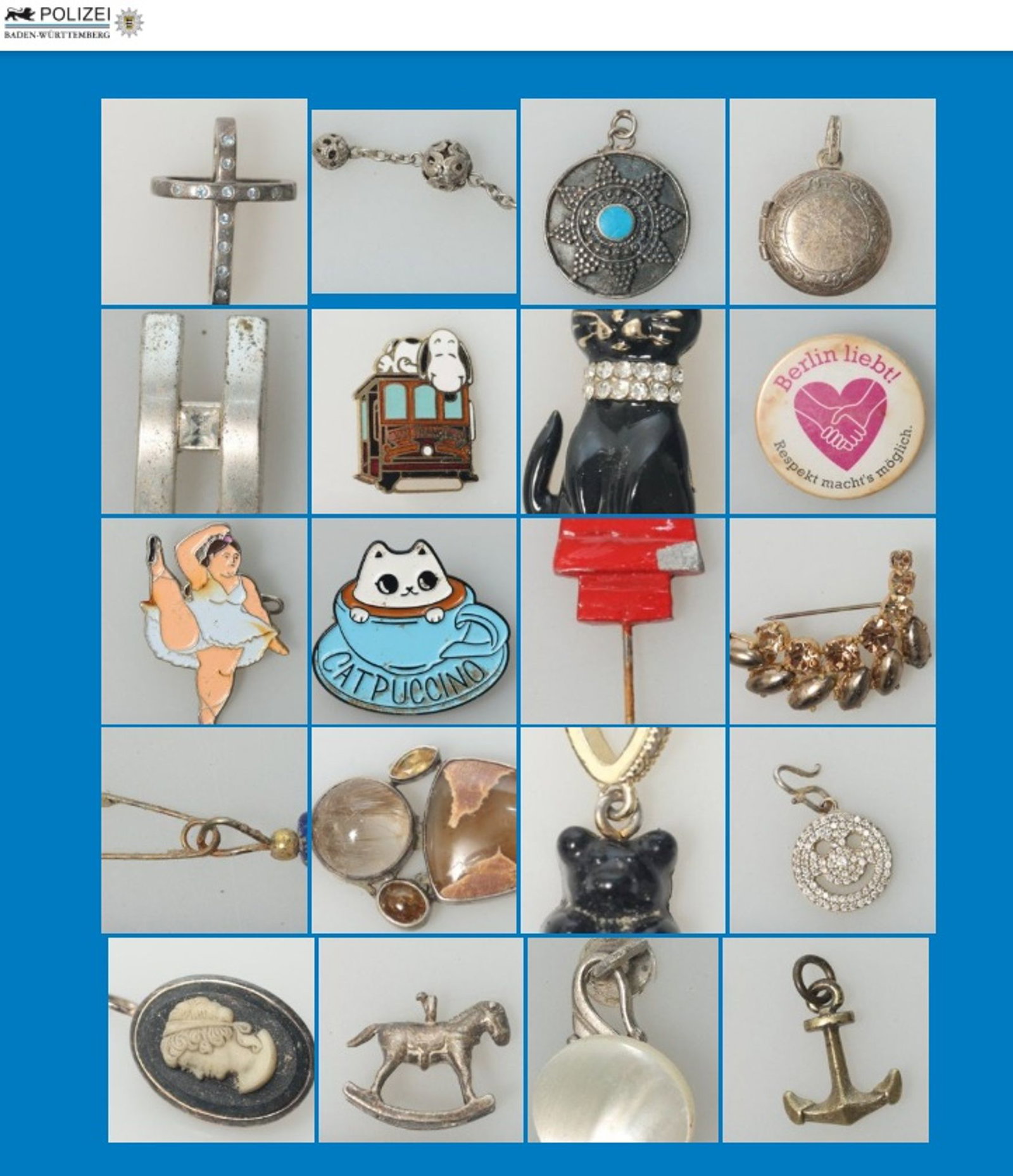 Nach Schmuckfunden am Stuttgarter Neckar sucht die Polizei nach den Besitzern.