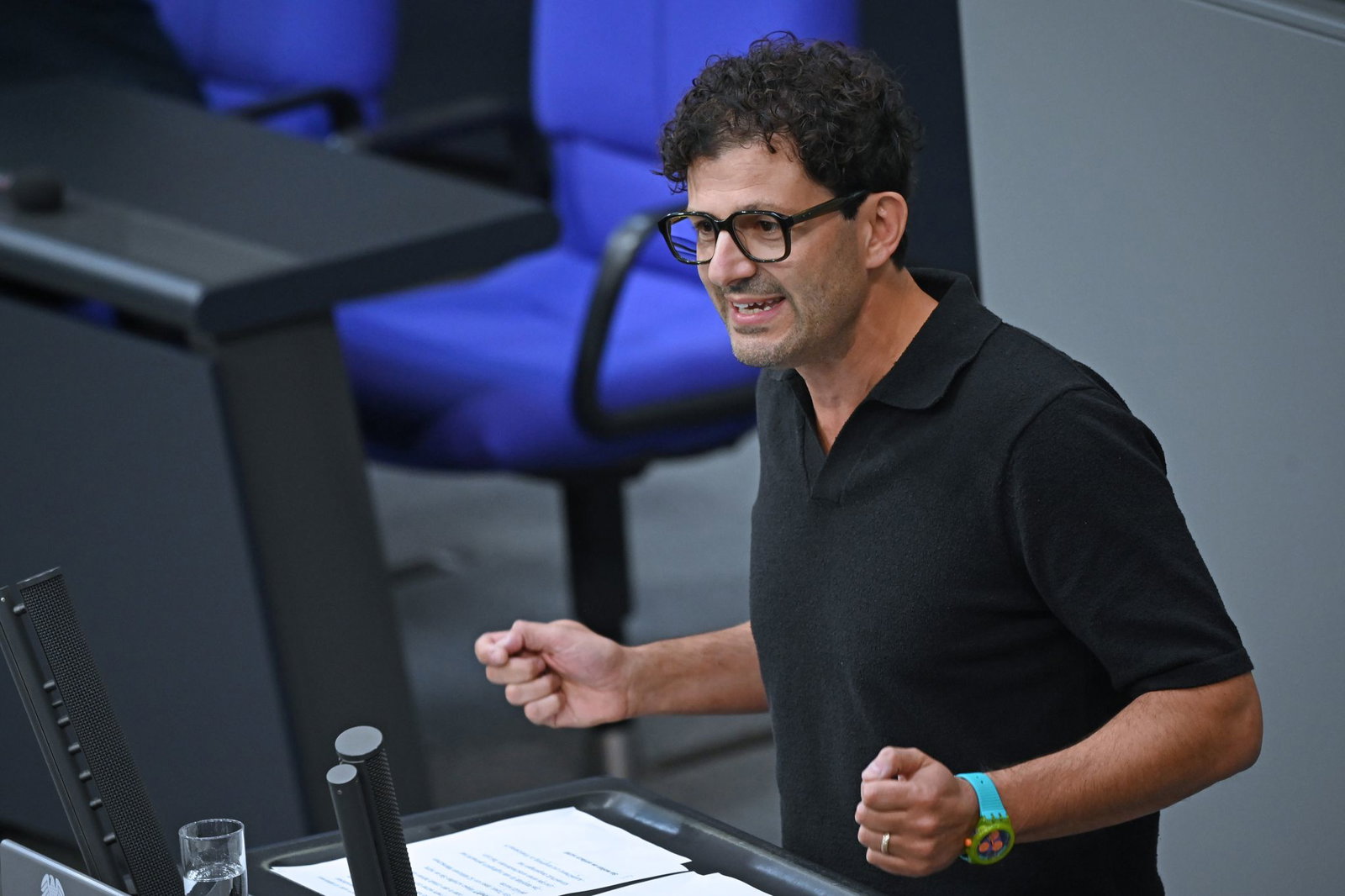 Der Bundestagsabgeordnete Luigi Pantisano möchte Linken-Vorsitzender werden. (Archivbild)