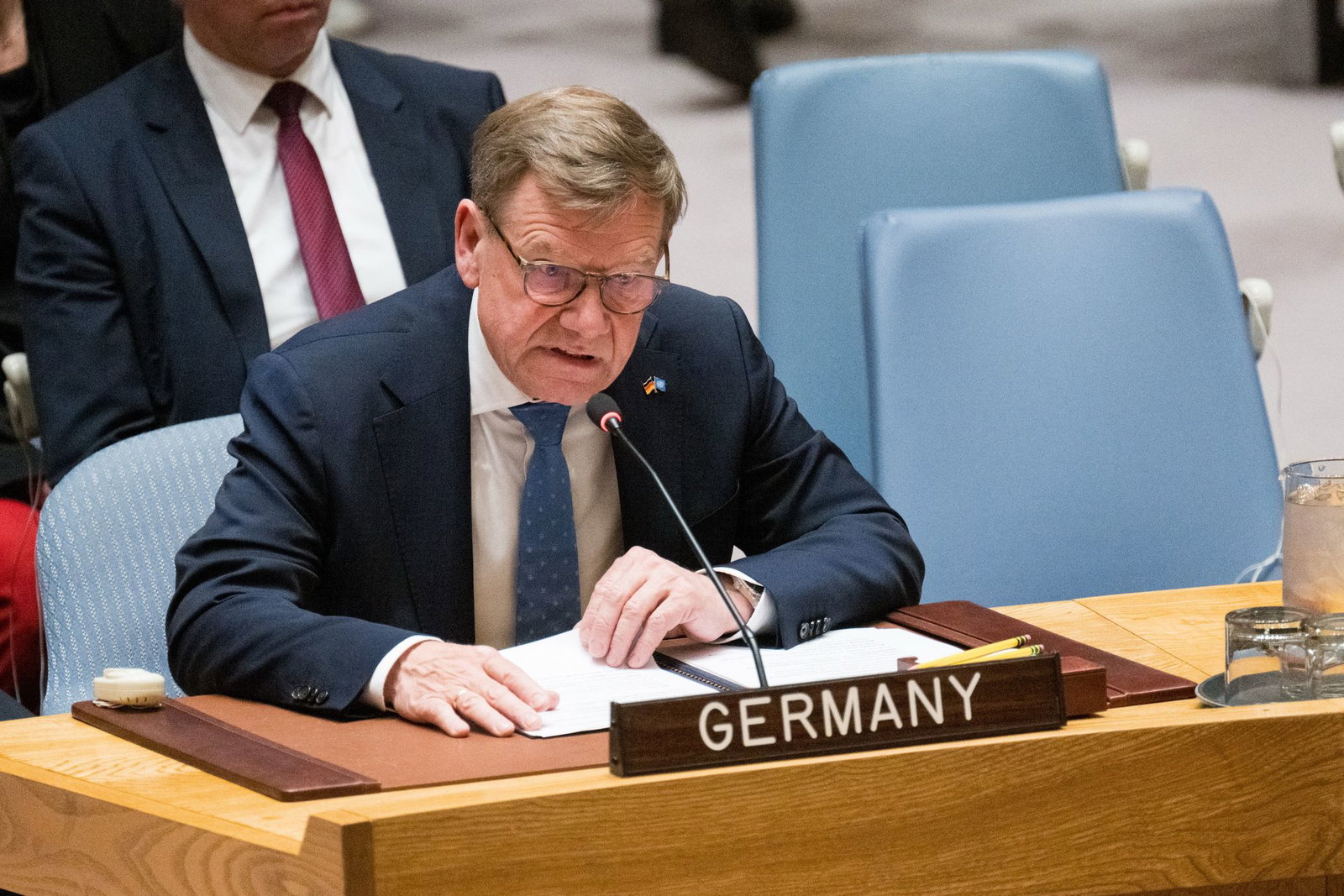 Außenminister Johann Wadephul (CDU) warnt in einer Sitzung des UN-Sicherheitsrats in New York vor einer weiteren Eskalation des Iran-Krieges.