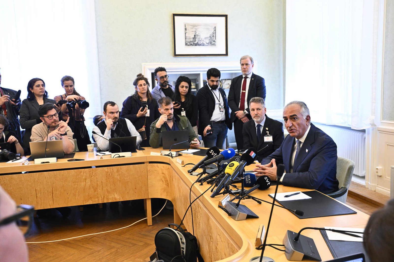 Im Iran und im Ausland bleibt Pahlavis Rolle umstritten. (Archivbild)