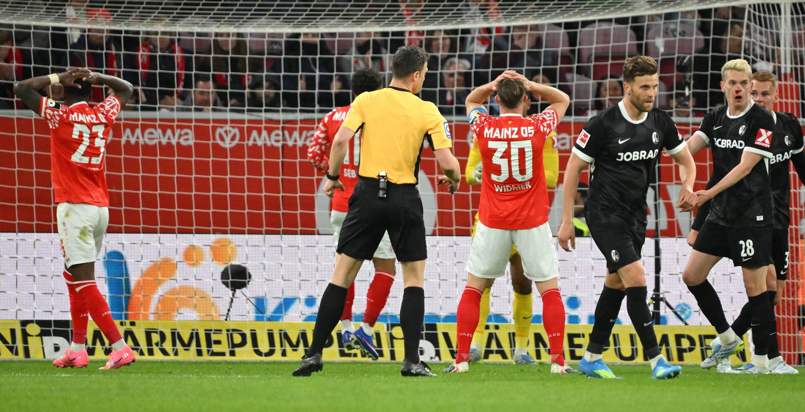 Großer Kampf, wenig Highlights: Mainz und Freiburg im Liga-Duell.