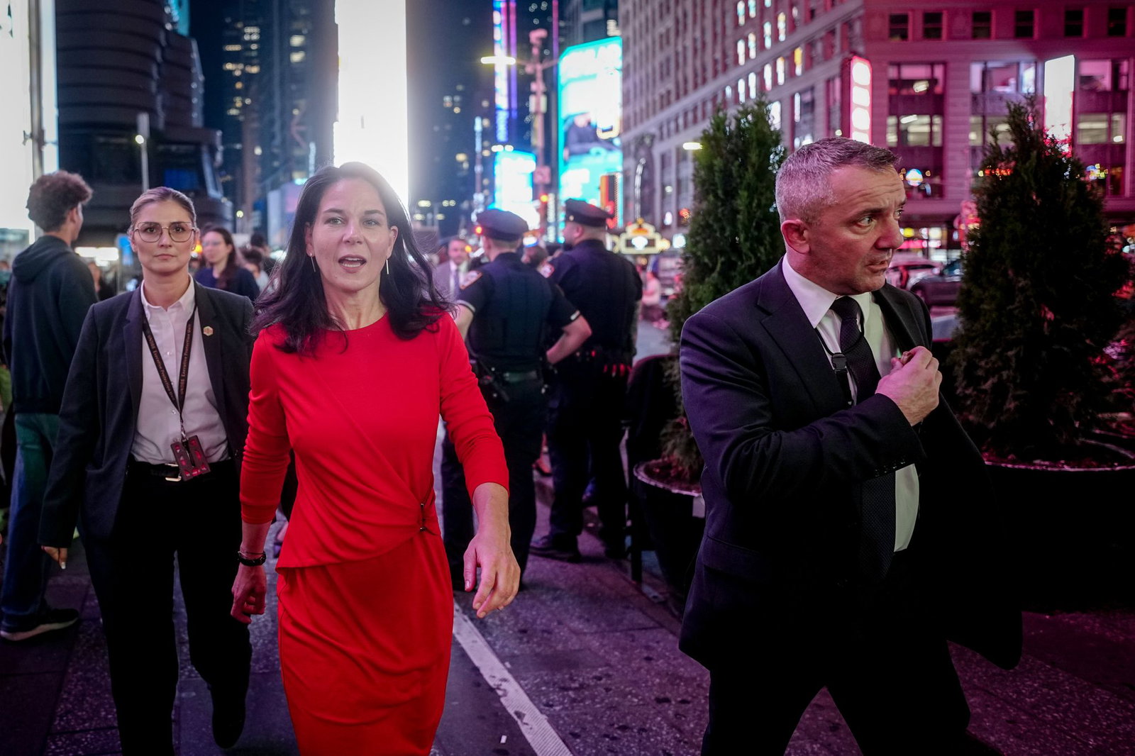 Annalena Baerbock, Präsidentin der Generalversammlung der Vereinten Nationen, am Times Square in New York (Archivbild).