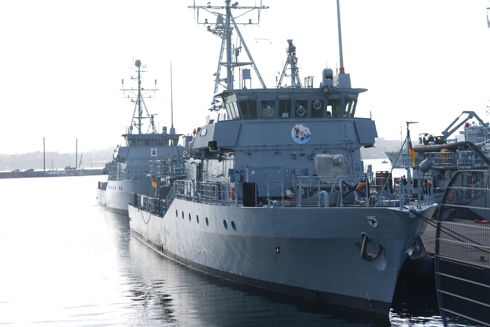 Die Minenjagdboote der Marine sind in Kiel stationiert. (Archivbild)