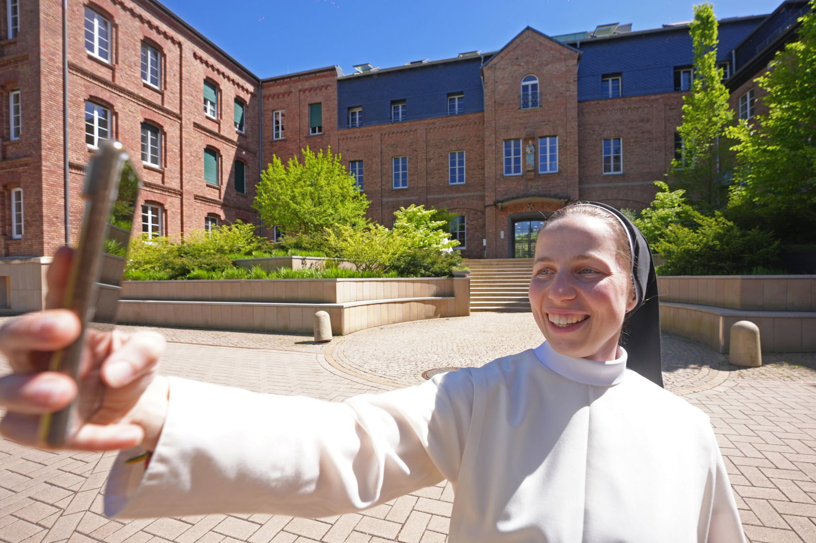 Schwester Clarita ist mit 28 Jahren die Jüngste im Kloster. 
