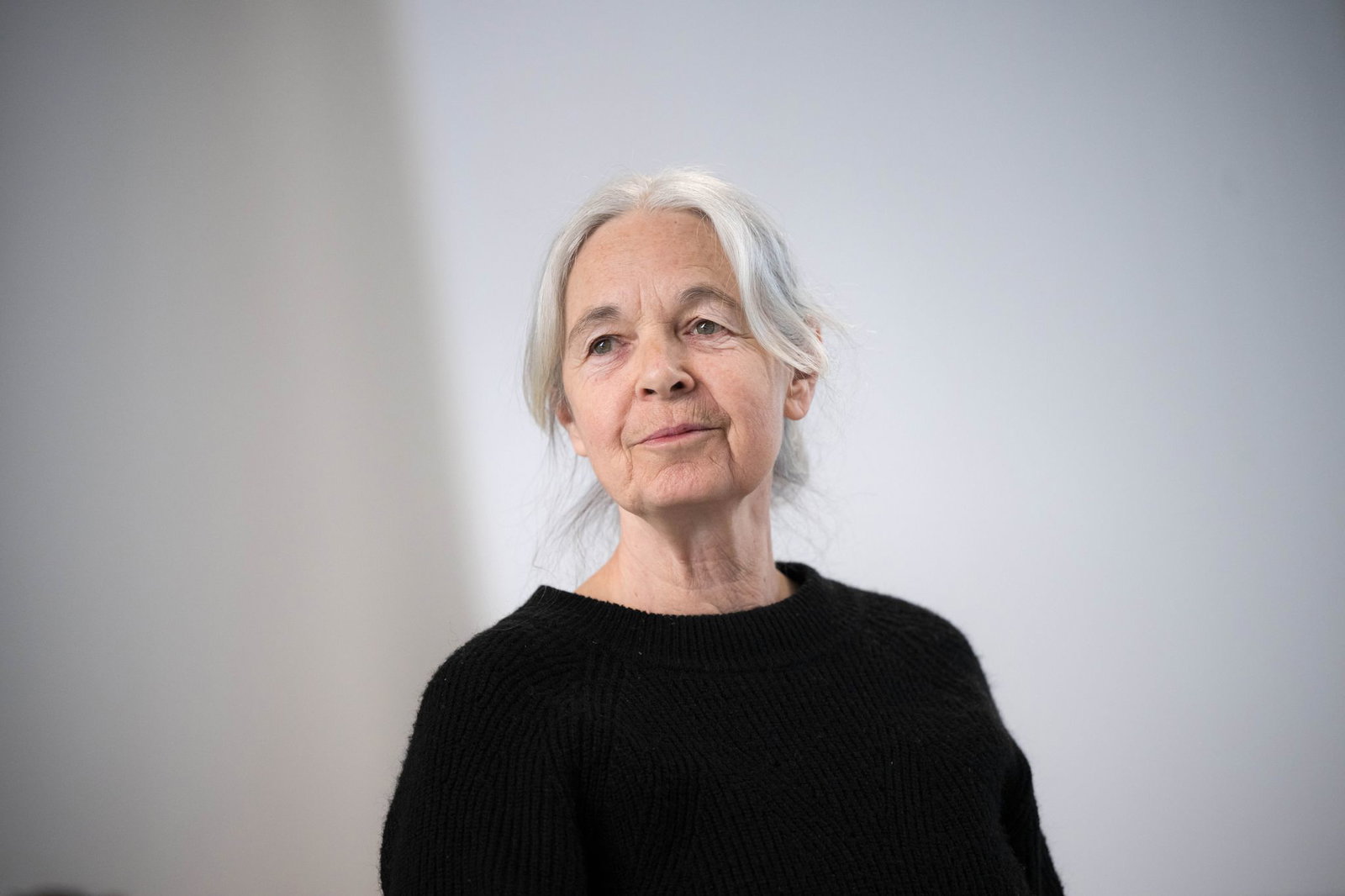 Die Angeklagte, Daniela Klette, verfolgte die Verhandlung. 