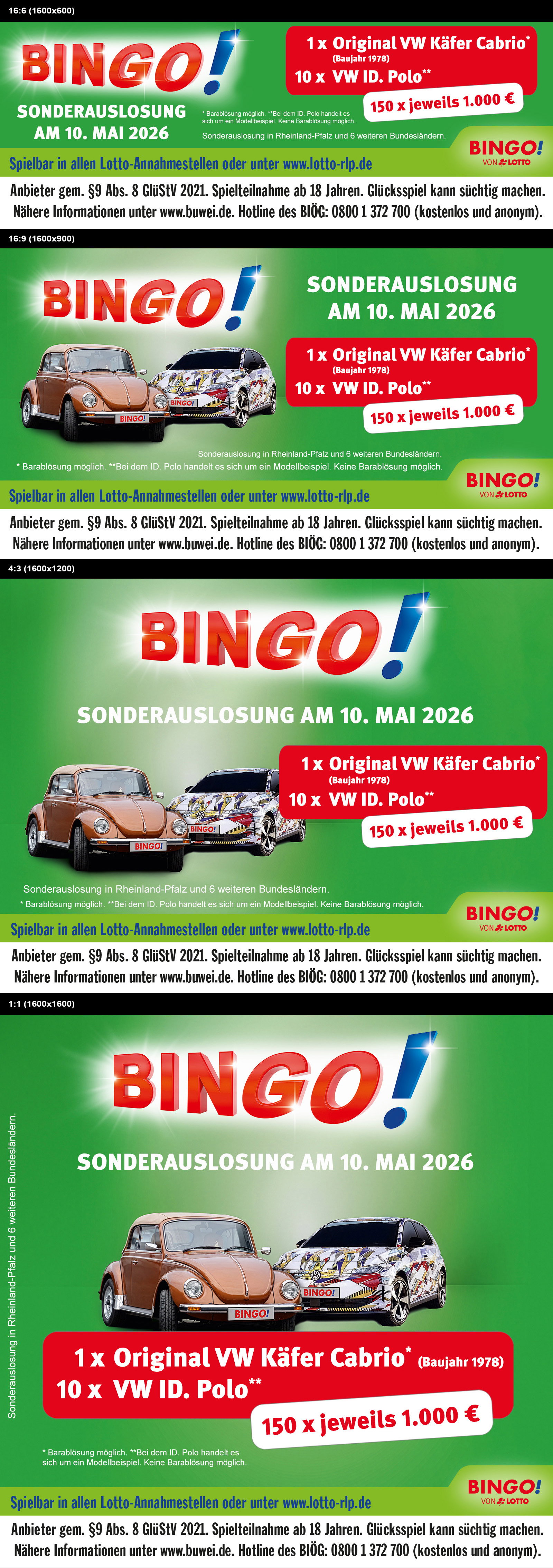 Bingo Sonderauslosung 