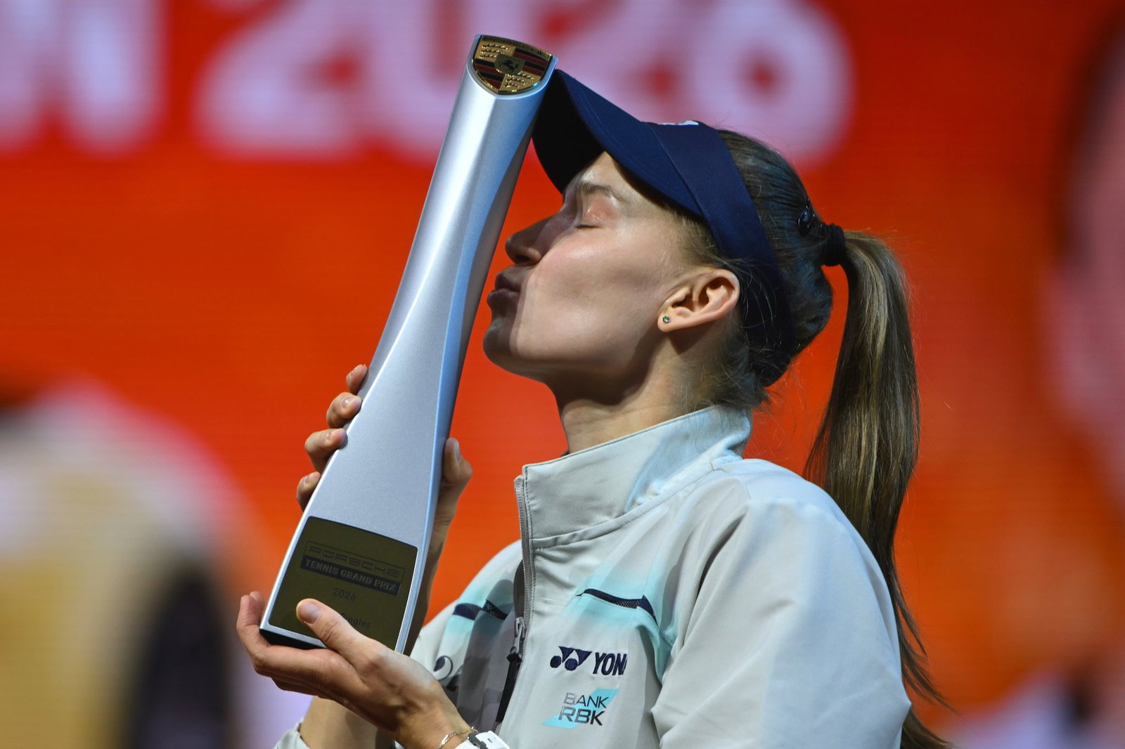 Die verdiente Siegerin in Stuttgart: Jelena Rybakina.