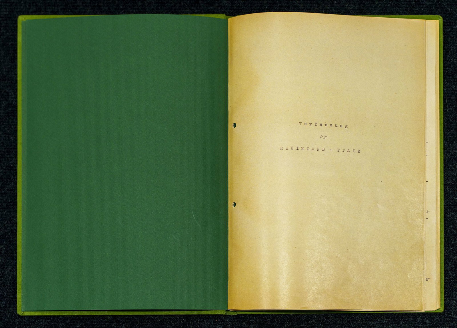 Änderung der Landesverfassung? Eine Reihe von Themen wird diskutiert. 