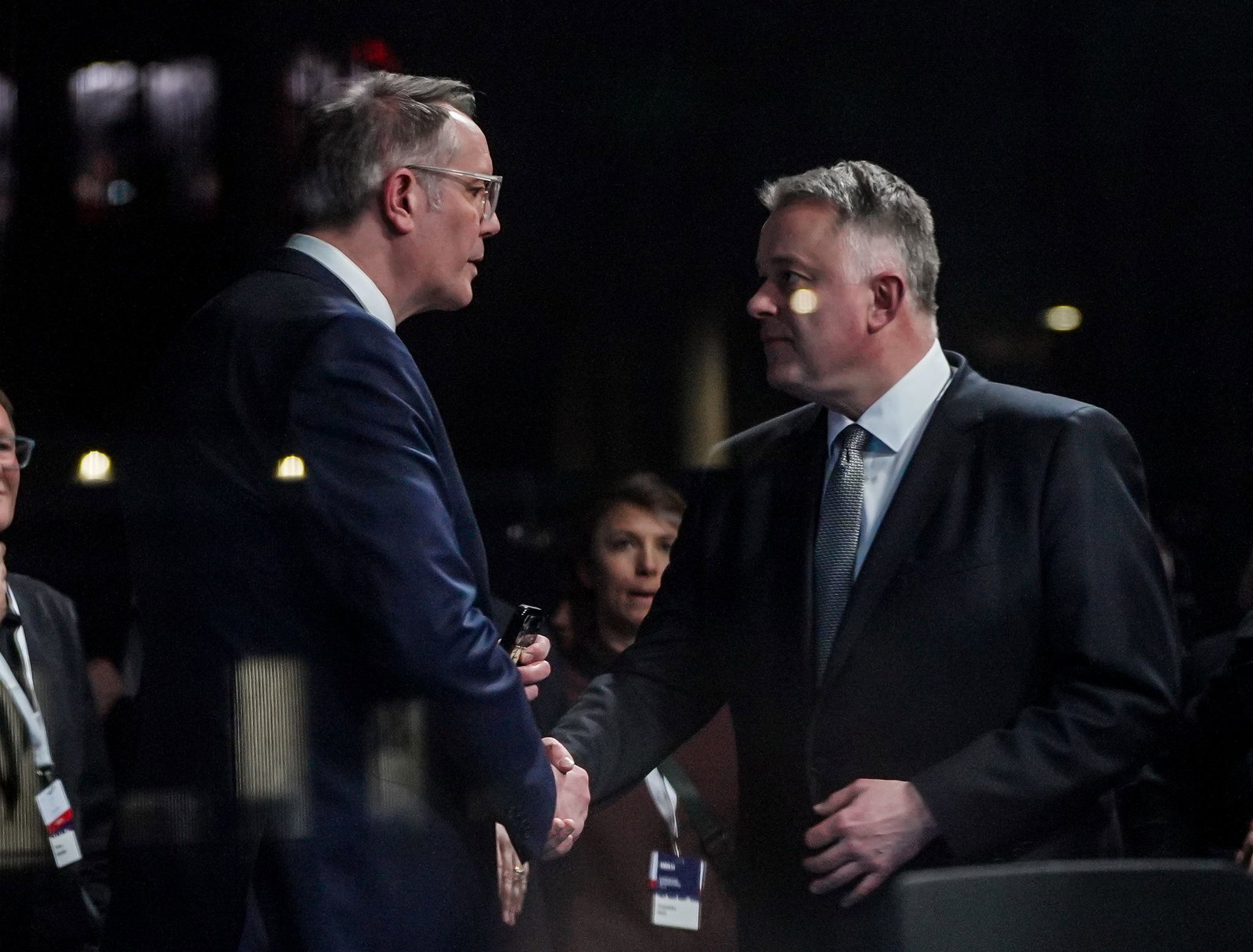 Schon am Wahlabend standen die Zeichen auf große Koalition. (Archivbild)