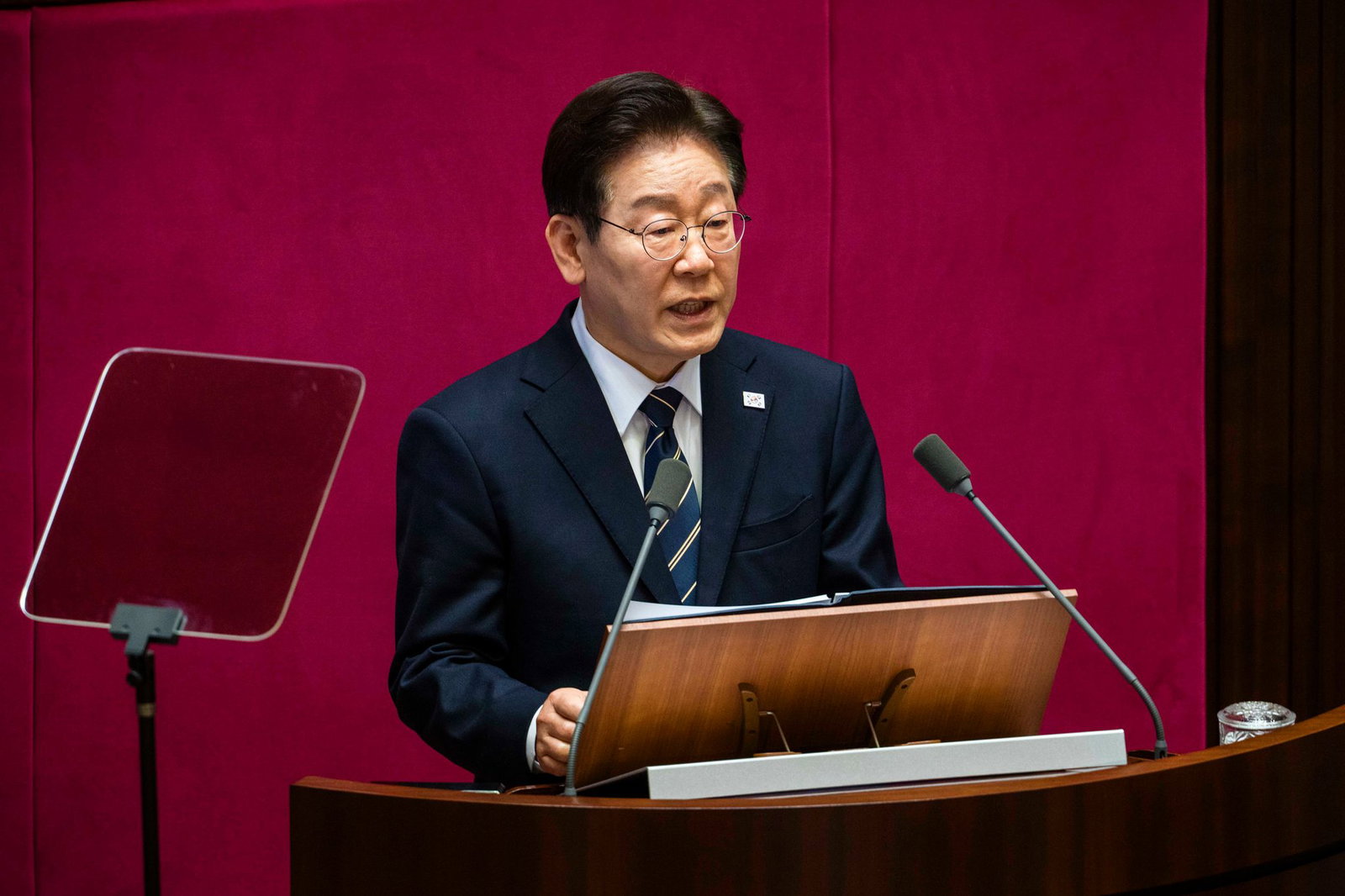 Südkoreas Präsident Lee Jae Myung steht seit Beginn des Iran-Kriegs vor großen Herausforderungen. Die ostasiatische Volkswirtschaft ist stark von Energielieferungen aus Nahost abhängig. (Archivbild)