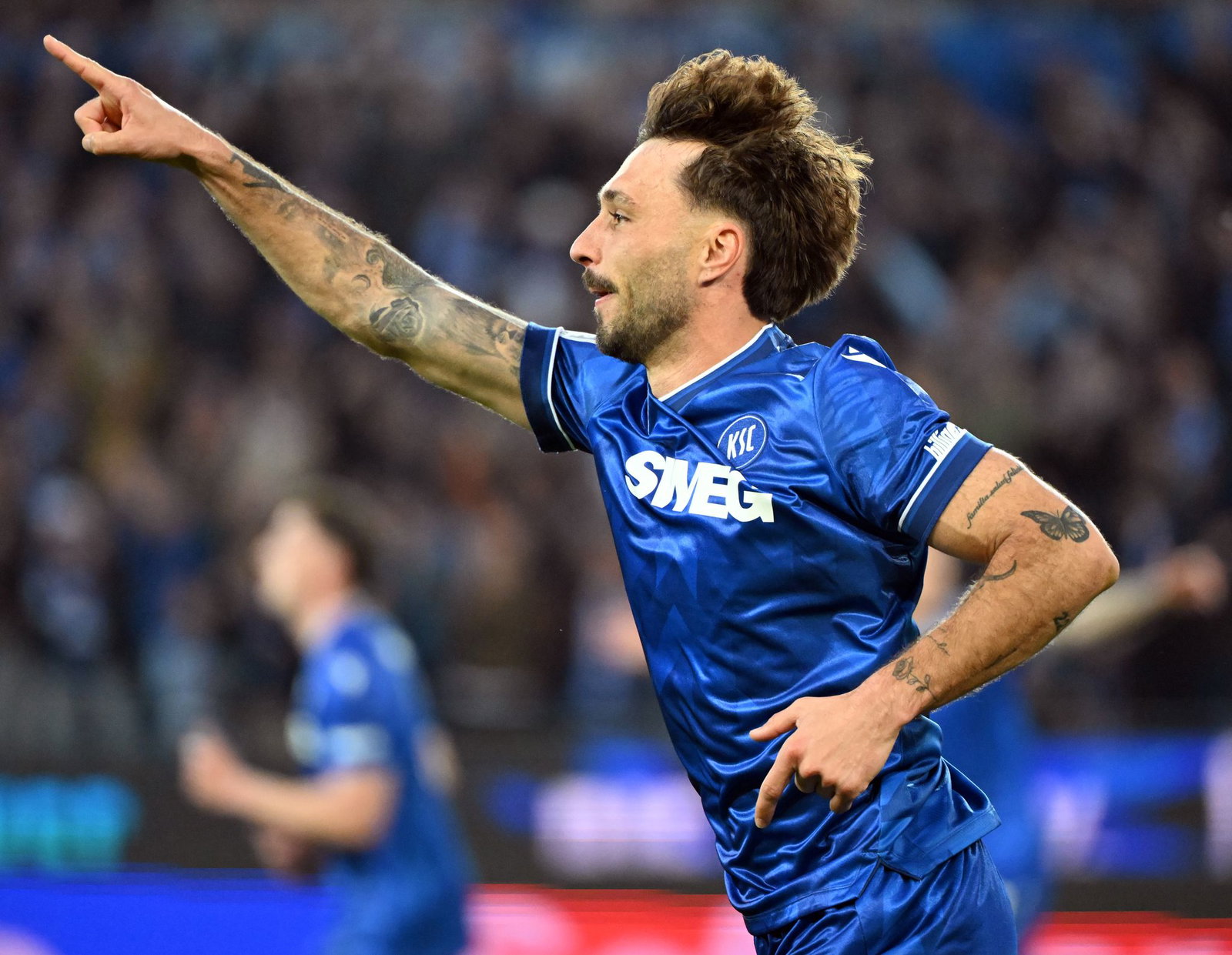 Schießt künftig keine Tore mehr für den KSC: Fabian Schleusener. (Archivbild)