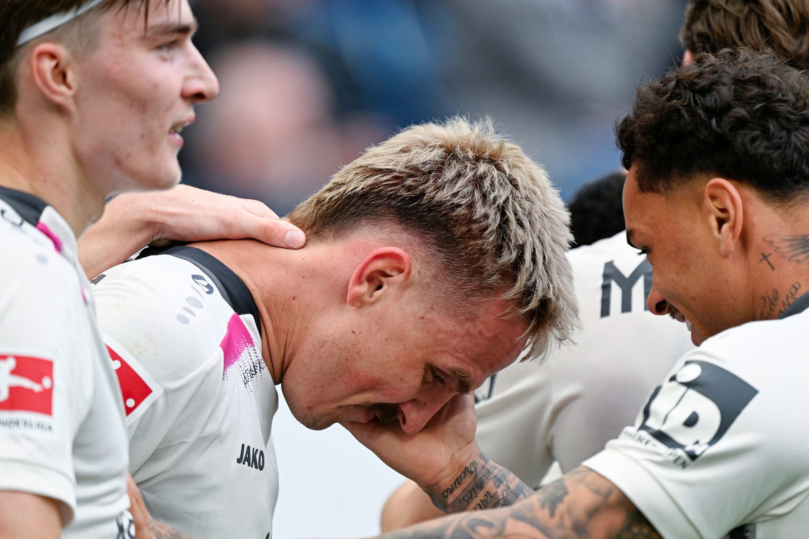 Gerührt nach zwei Toren: Phillip Tietz von Mainz 05. 