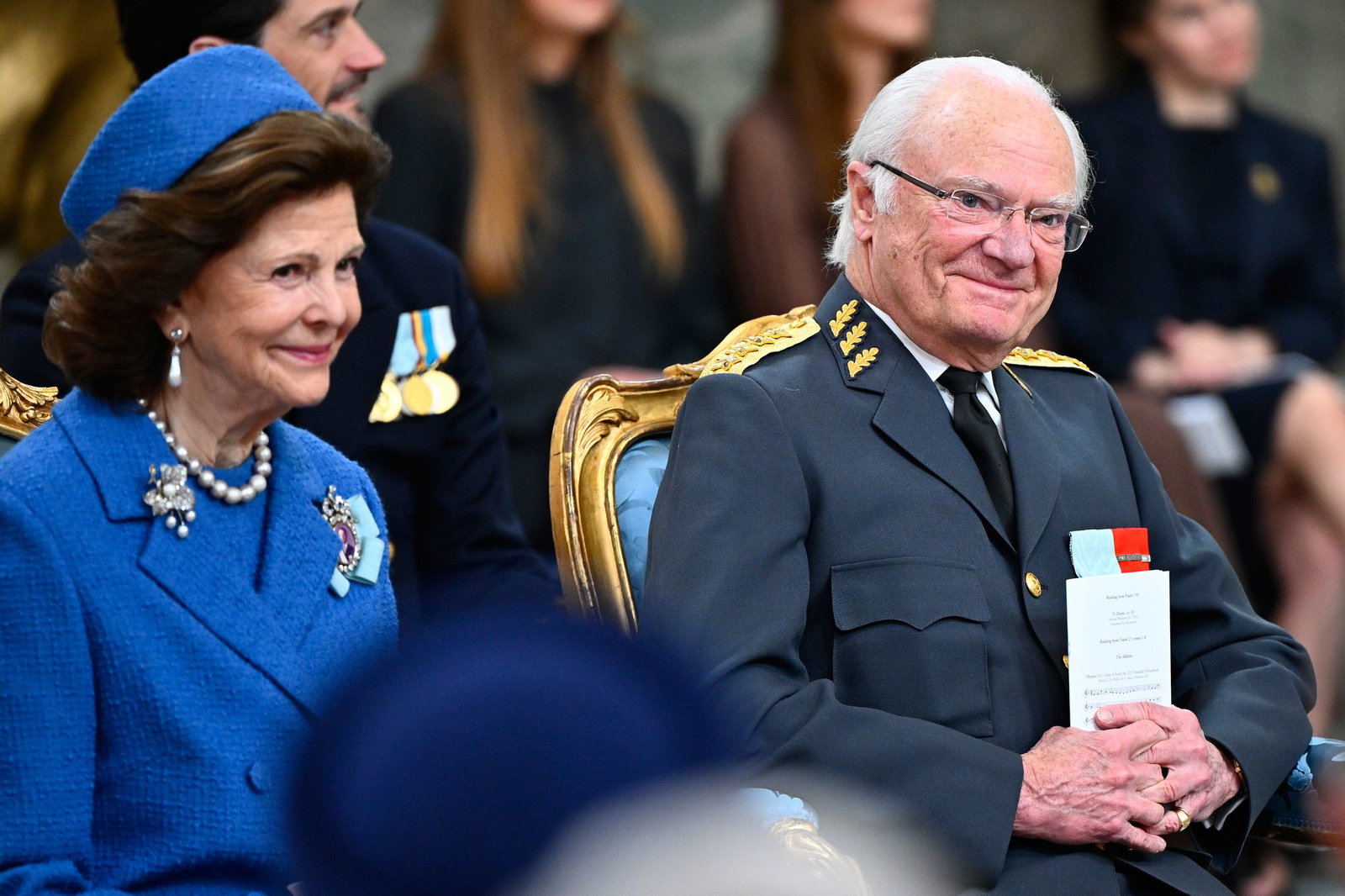 Zu Ehren von Carl Gustaf gab es einen Gottesdienst in der Schlosskirche. 