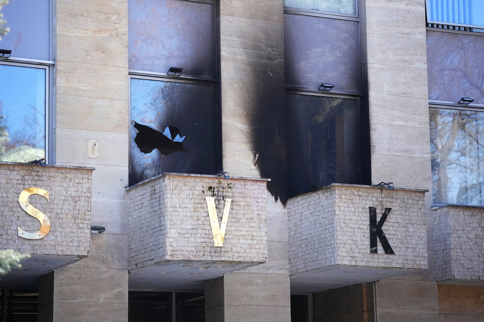 Beim Brandanschlag auf das «Russische Haus» in Prag entstand Sachschaden. (Archivbild)