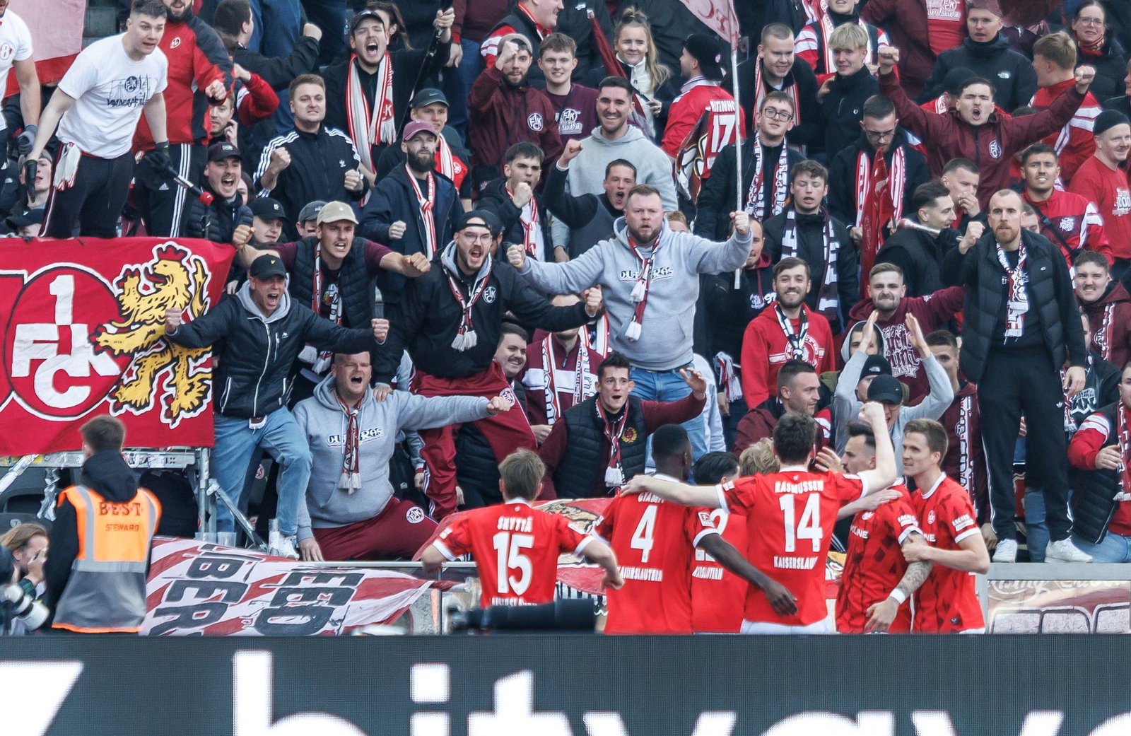 Die Pfälzer konnten kurz nach der Pause jubeln.