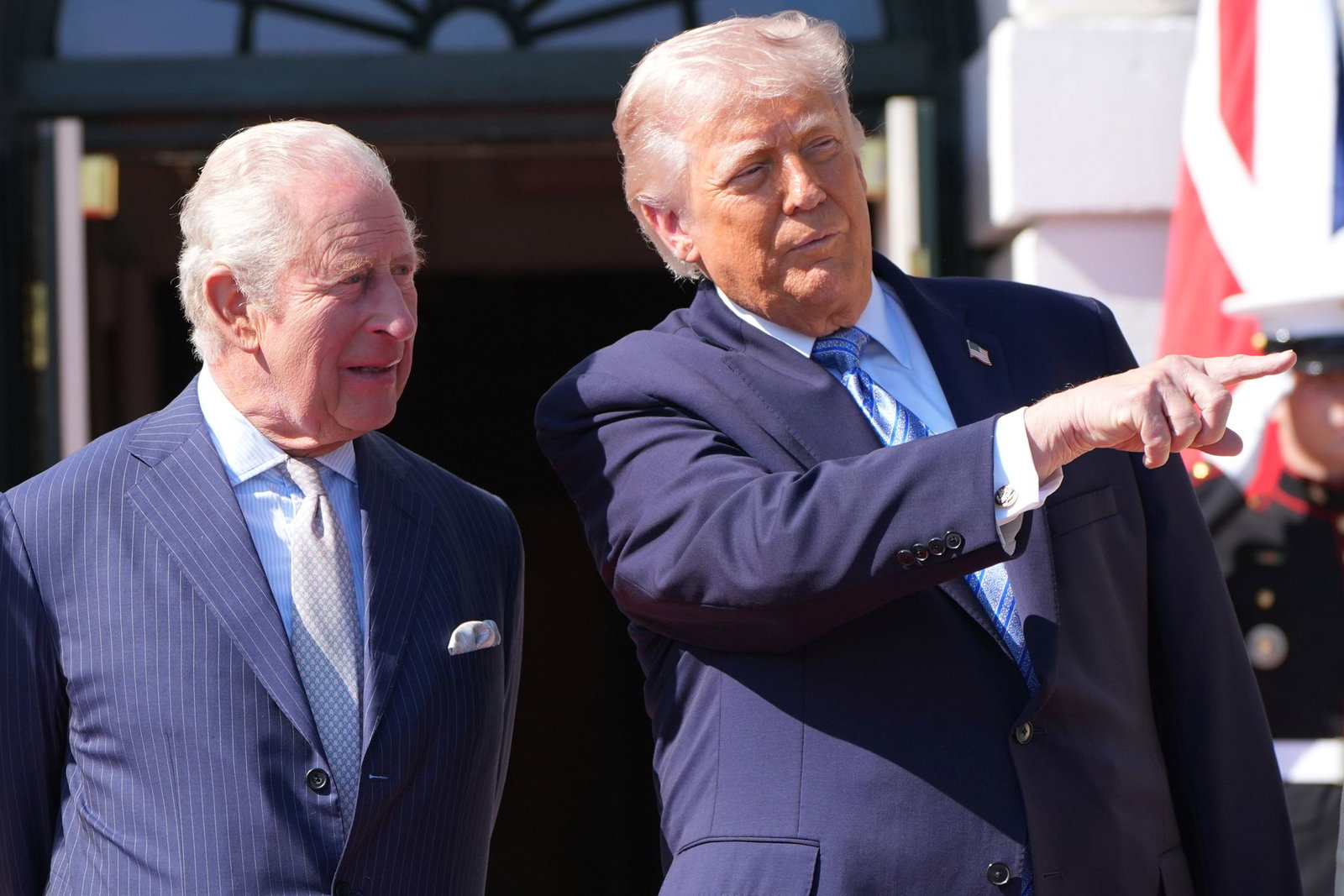 Am Montag empfing US-Präsident Donald Trump den britischen König in Washington. 