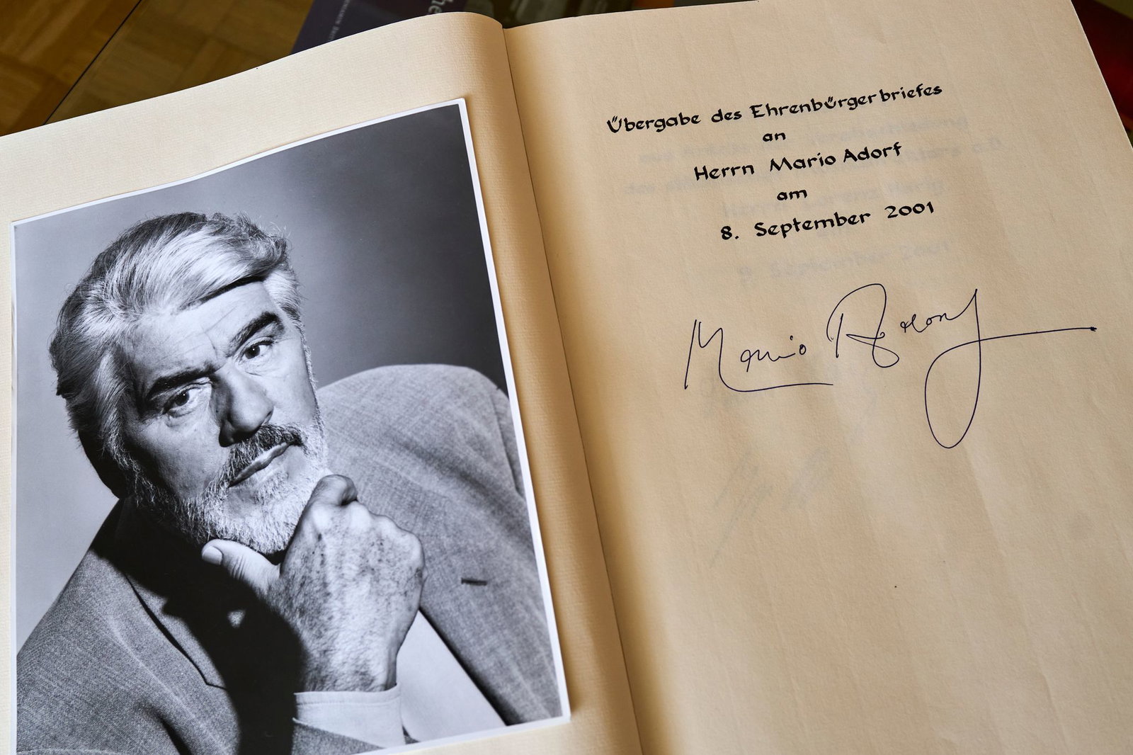 In der Stadt Mayen war Adorf Ehrenbürger. 