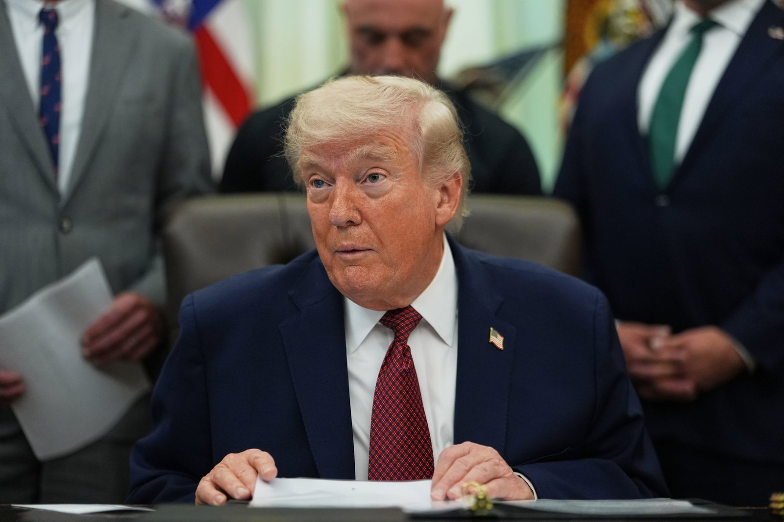 Trump glaubt, dass Irans Führung gespalten ist. (Archivbild)