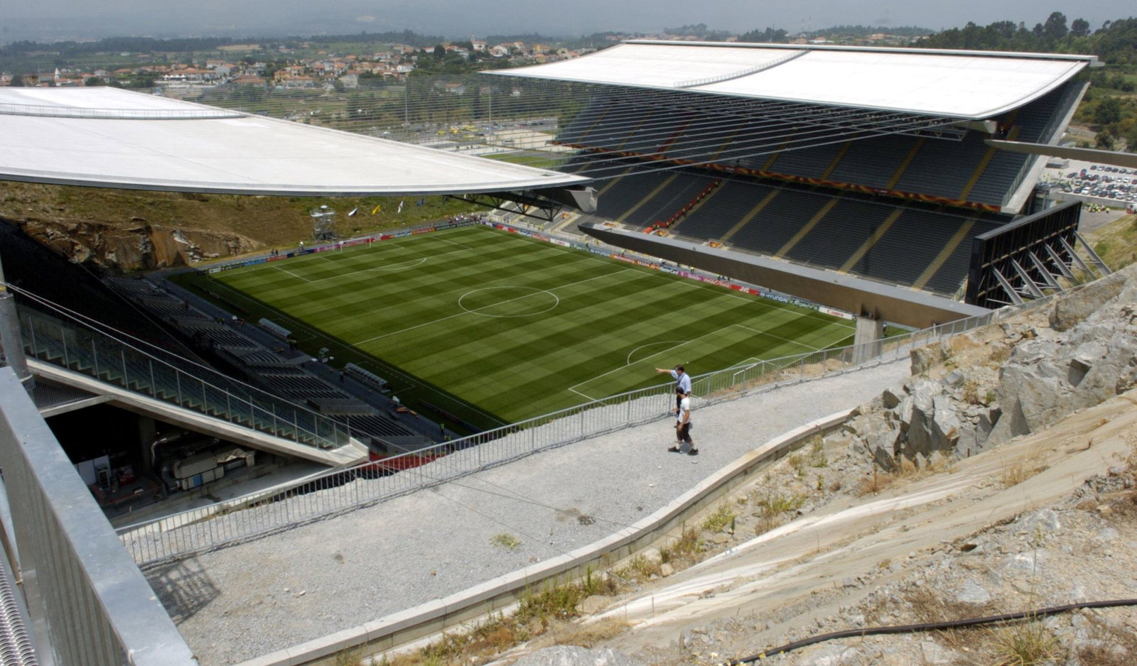 Hier ist der SC Freiburg in der Europa League gefordert: im Stadion von Braga. (Archivbild)
